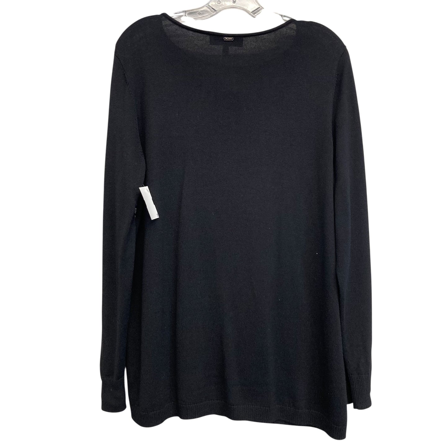 Sweater Designer By St John Collection In Black & Cream, Size:M