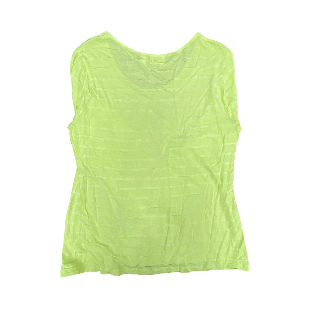 Top 3/4 Sleeve By Chicos In Yellow, Size:M