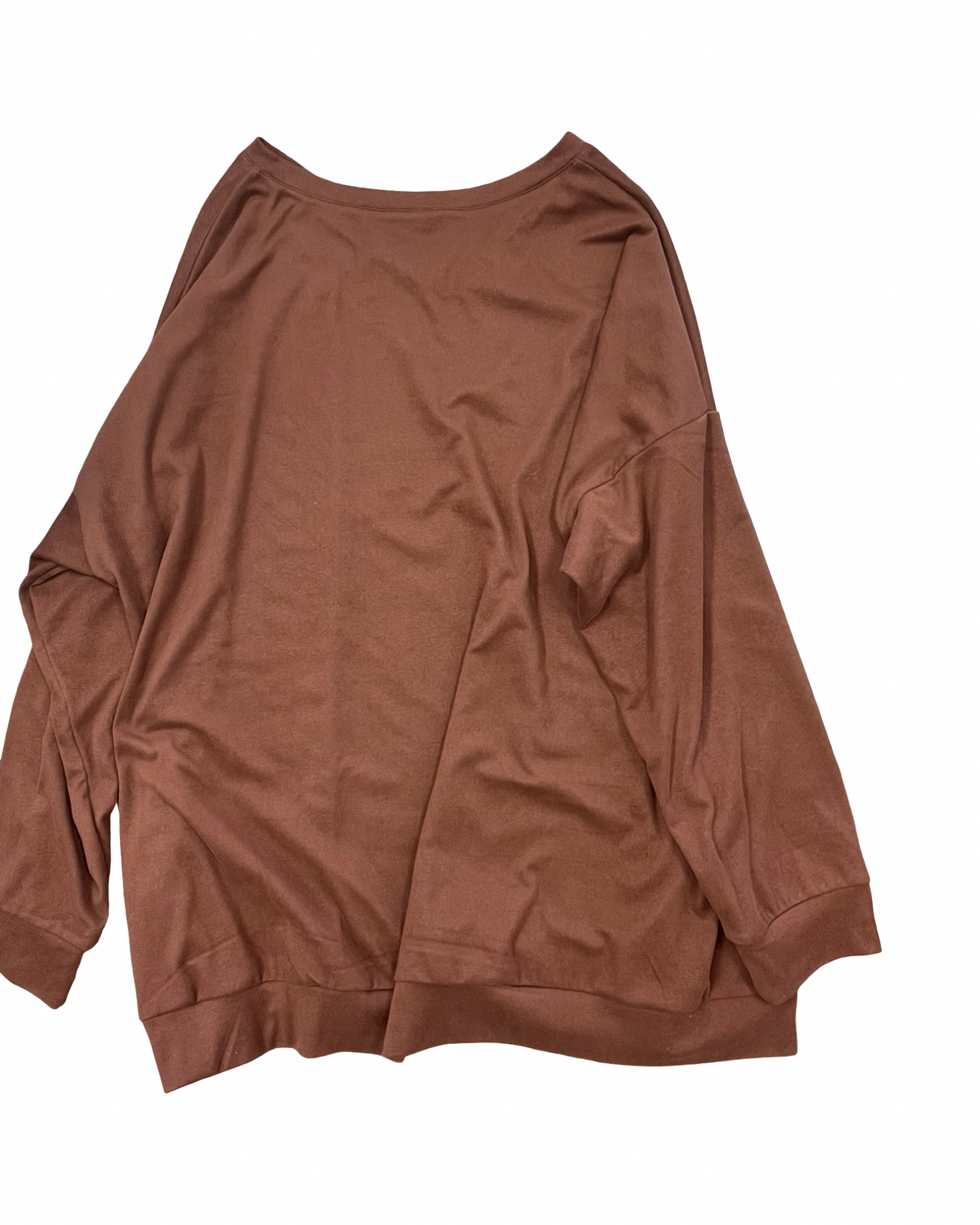 Top Ls By Clothes Mentor In Brown, Size:3X