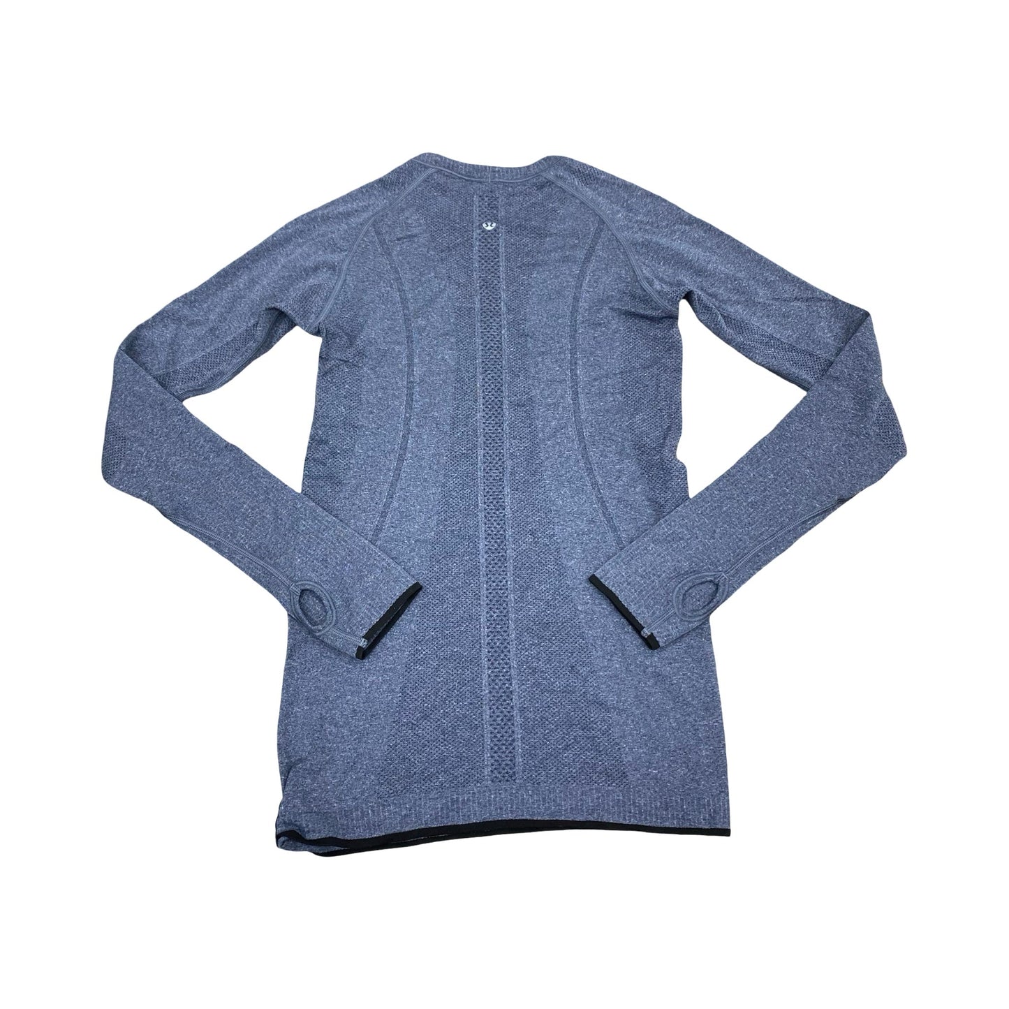 Athletic Top Ls Crewneck By Lululemon In Grey, Size:4