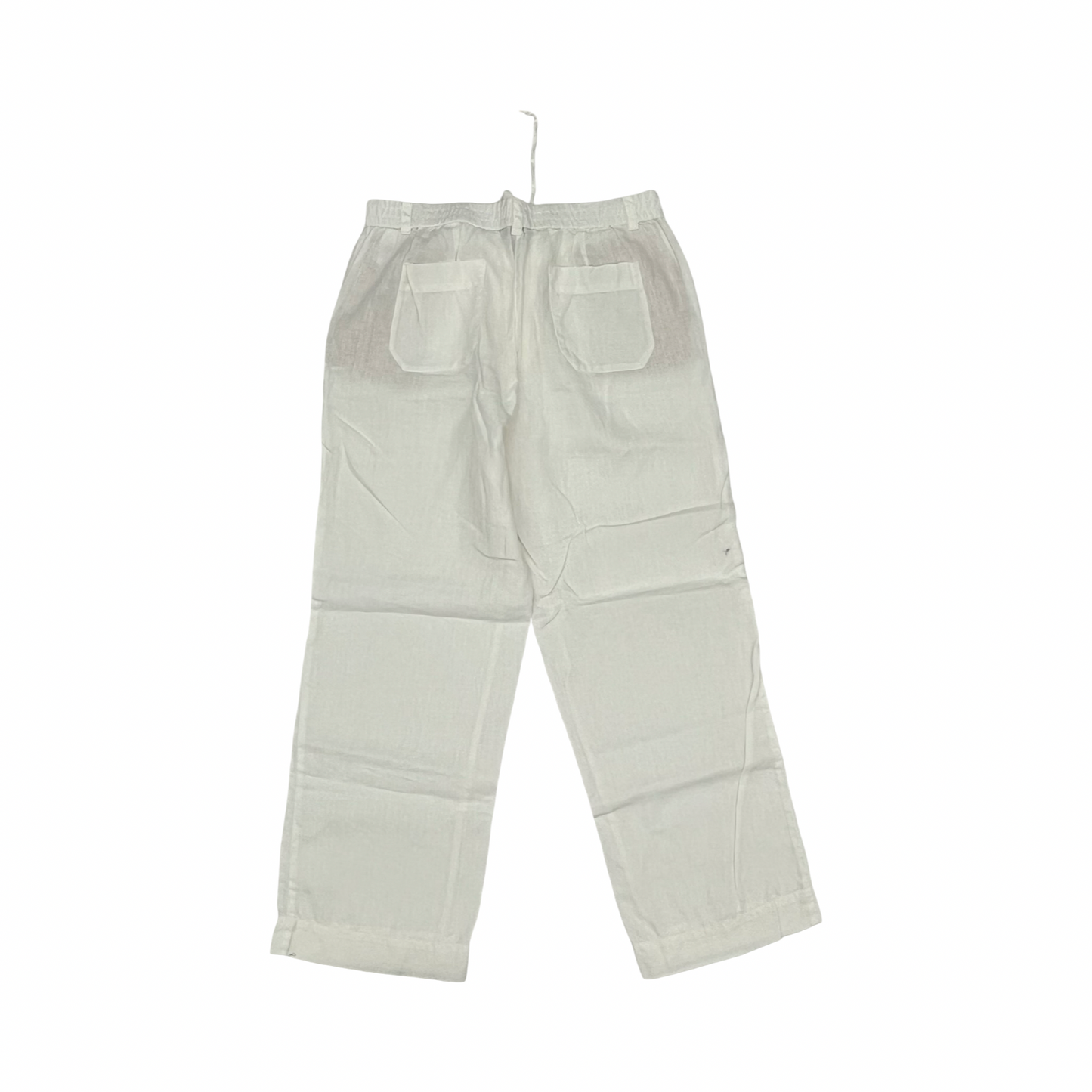 Pants Linen By Talbots In White, Size:10