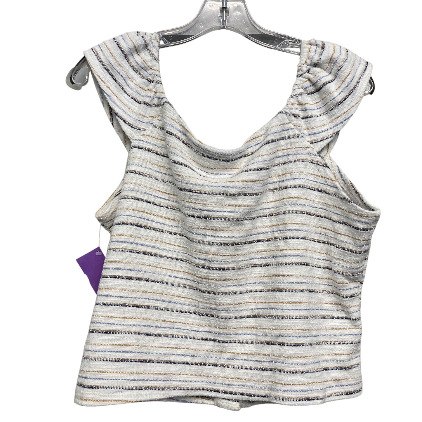 Top Sleeveless By Rewind In Striped Pattern, Size:1X
