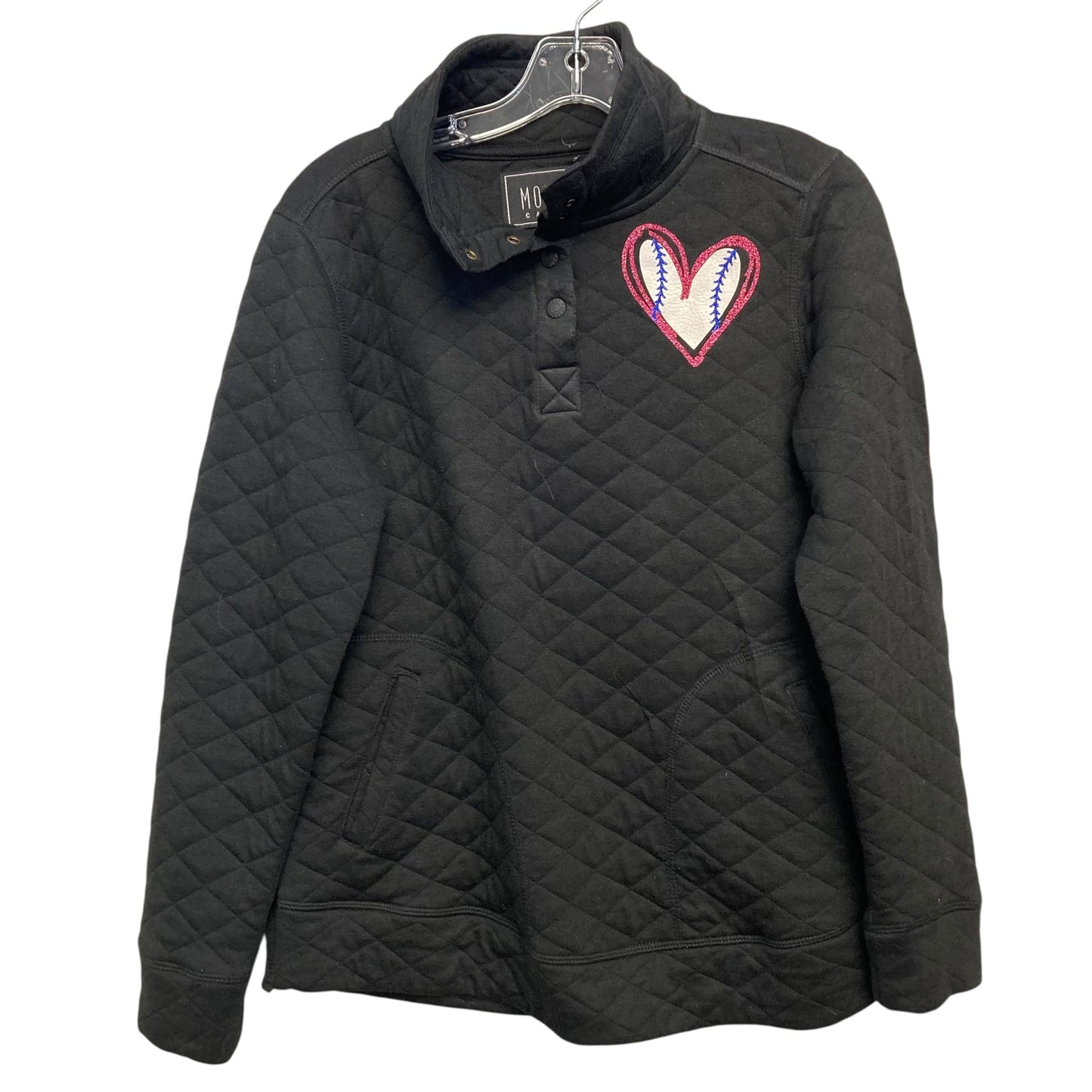 Sweatshirt Collar By Modrn Canvas In Black, Size:M