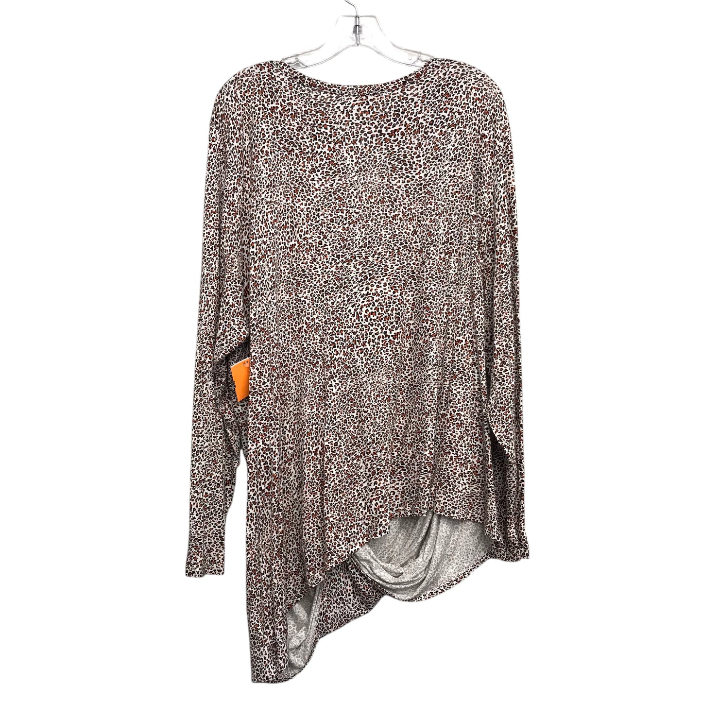 Top Ls By Clothes Mentor In Animal Print, Size:3X