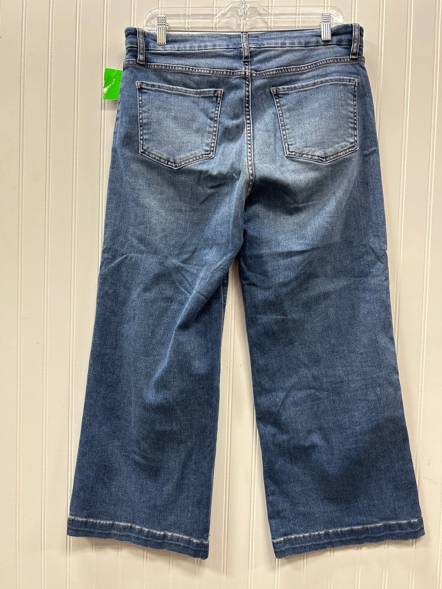 Jeans Wide Leg By Kut In Blue Denim, Size:12