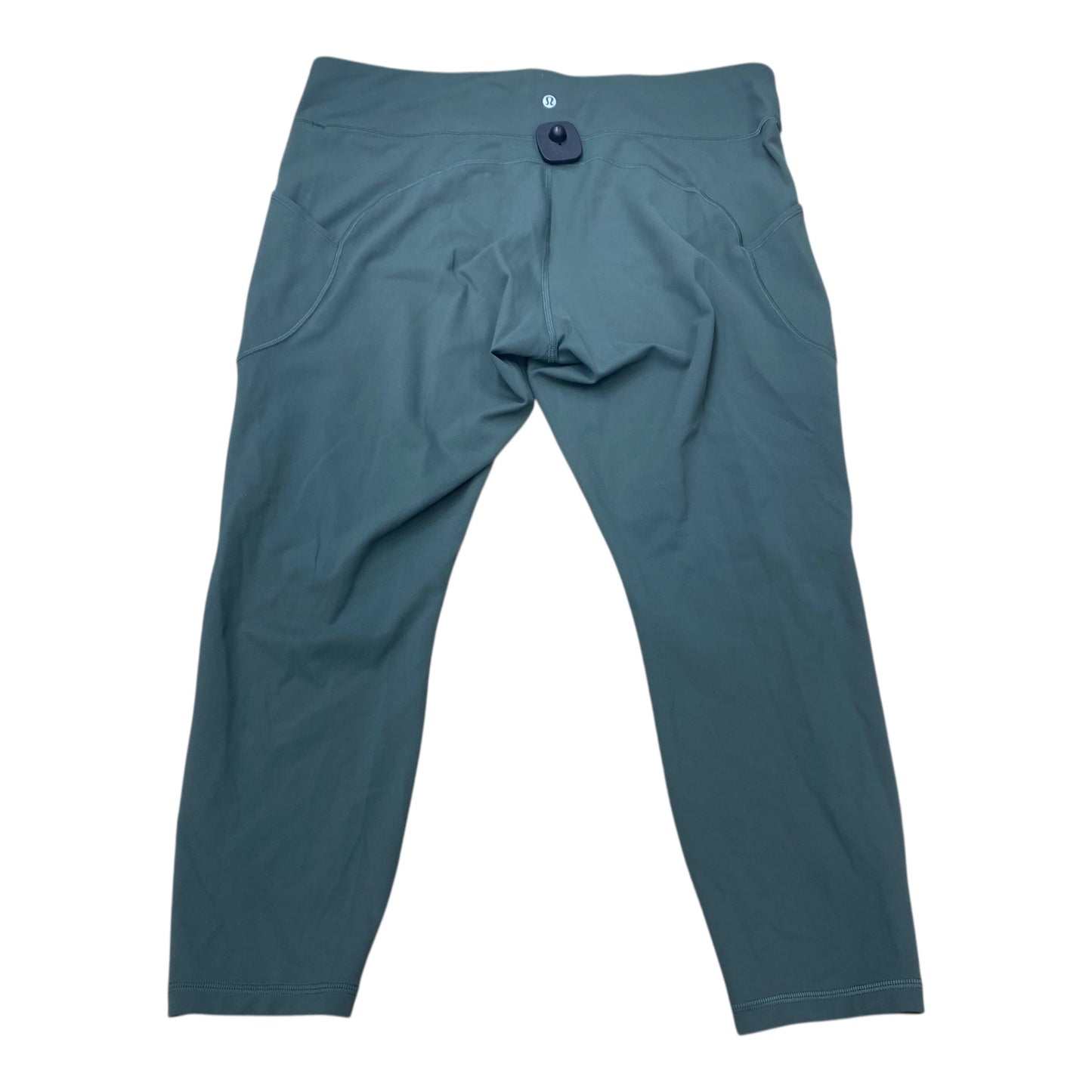 Athletic Leggings By Lululemon In Green, Size:18