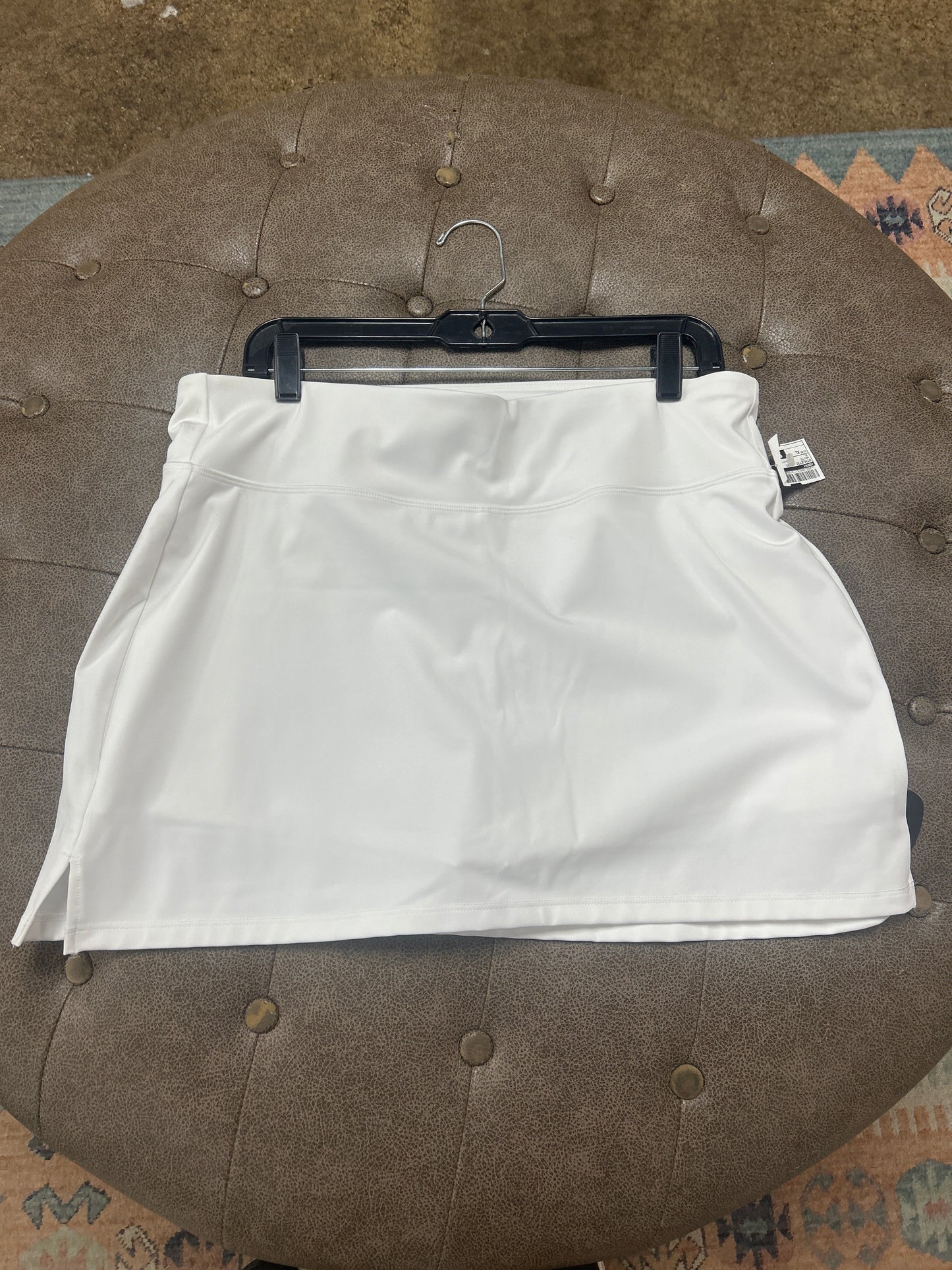 Athletic Skort By Dkny In White, Size:Xl