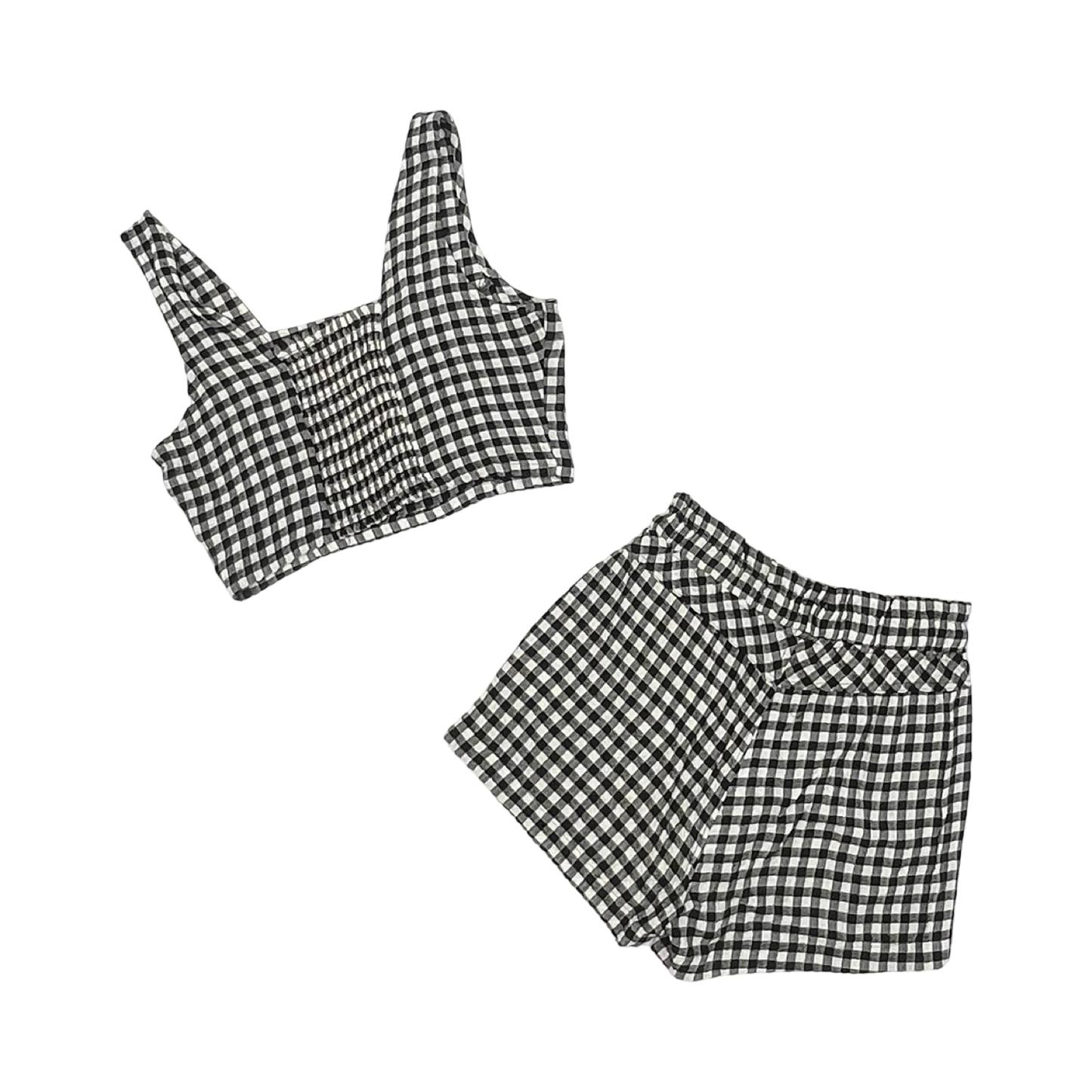 Shorts Set By Thread And Supply In Black & White, Size:M