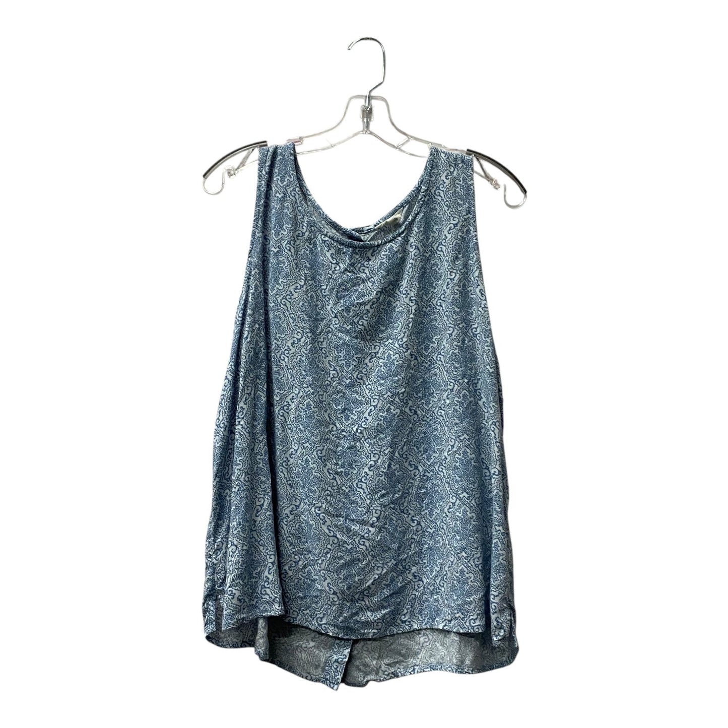 Top Sleeveless By Caslon In Blue, Size:1X