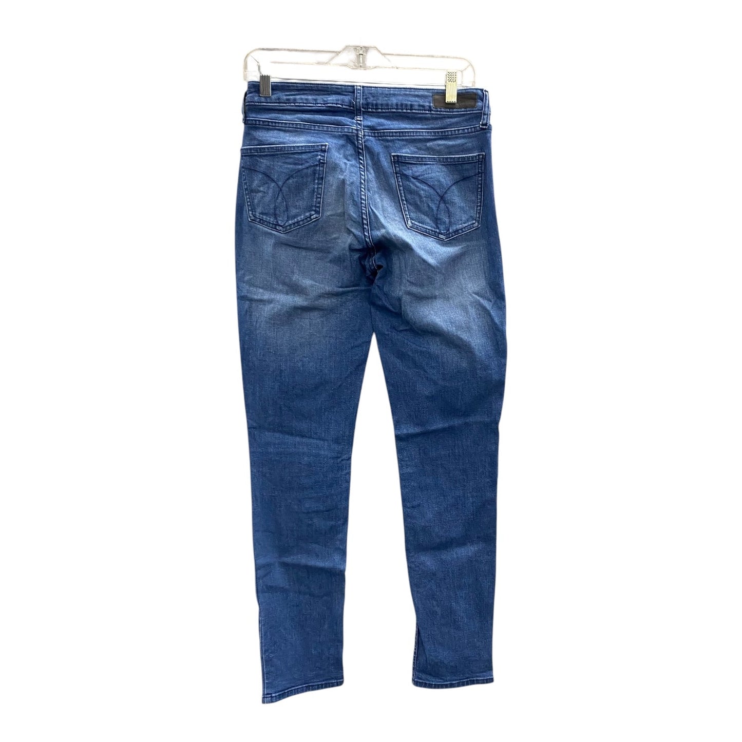 Jeans Straight By Calvin Klein In Blue, Size:6