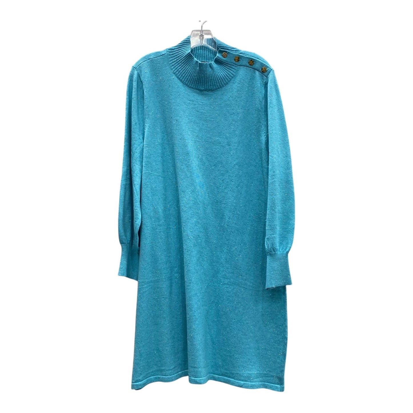 Dress Sweater By Talbots In Blue, Size:Xl