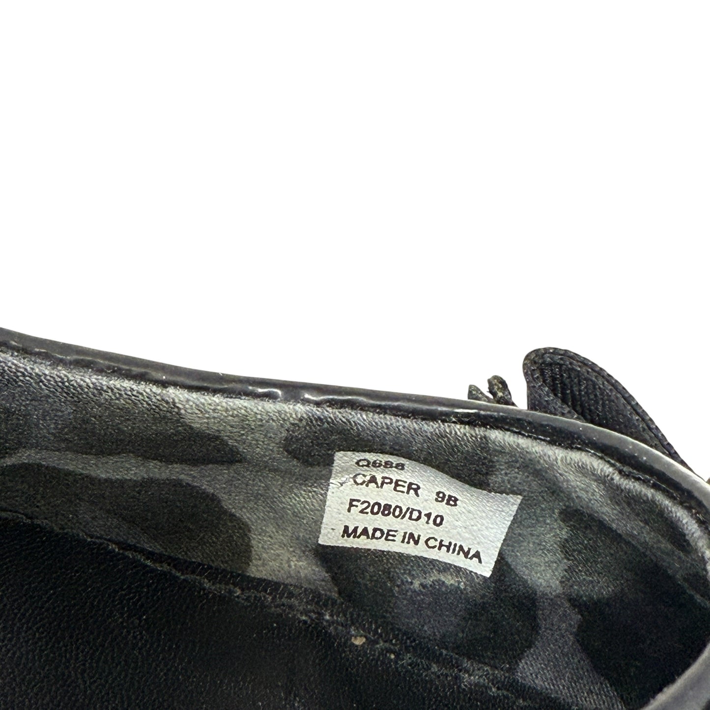 Poppy "Caper" Embellished Ballet Flats Designer By Coach In Black, Size: 9