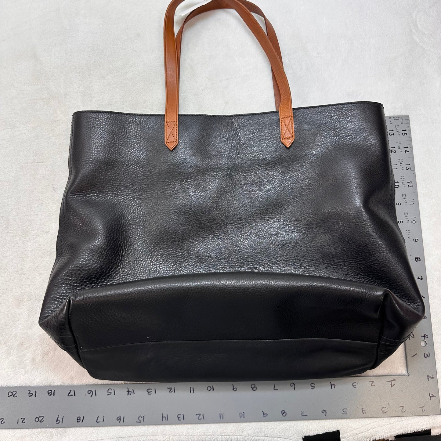 Tote Leather By Madewell, Size: Large