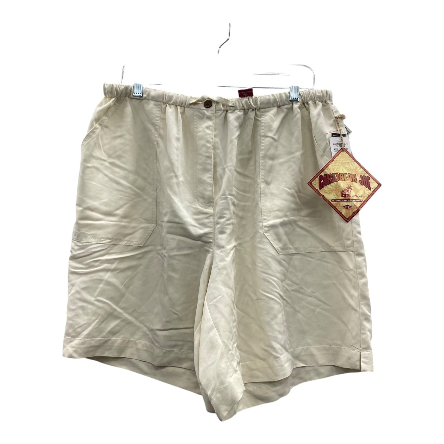 Shorts By Caribbean Joe In Cream, Size:18