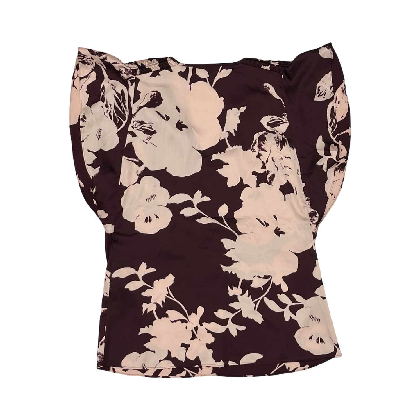 Blouse Ss By White House Black Market In Floral Print, Size:Xs