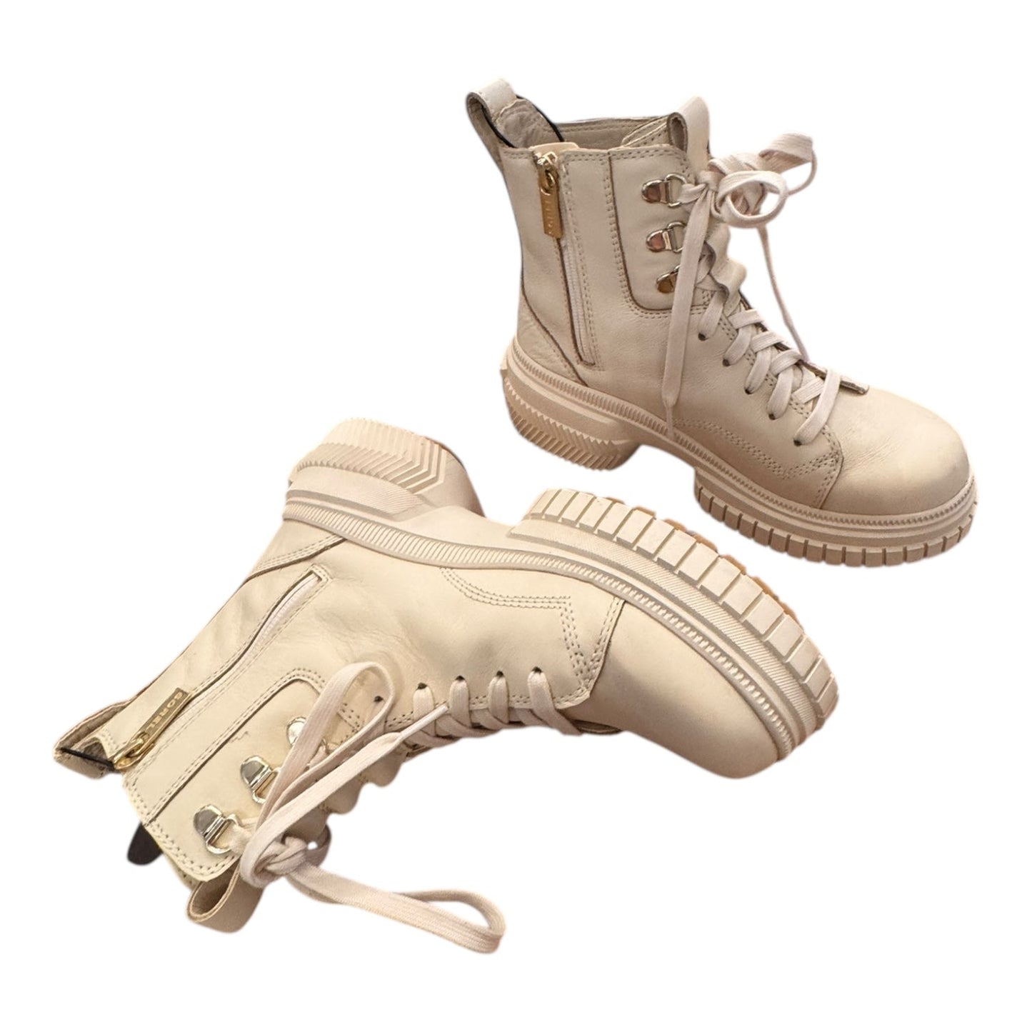 Boots Designer By Sorel In Cream, Size:6.5