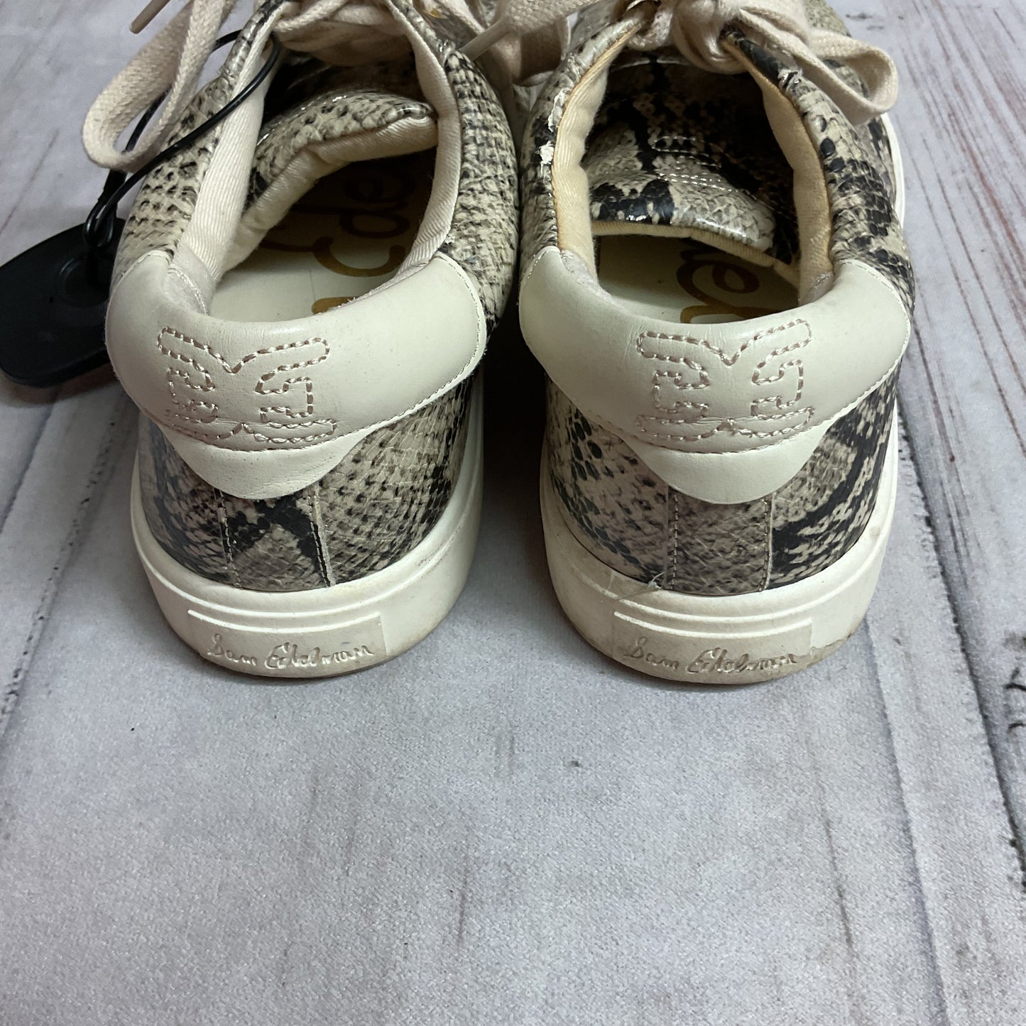 Shoes Flats By Sam Edelman In Snakeskin Print, Size:9