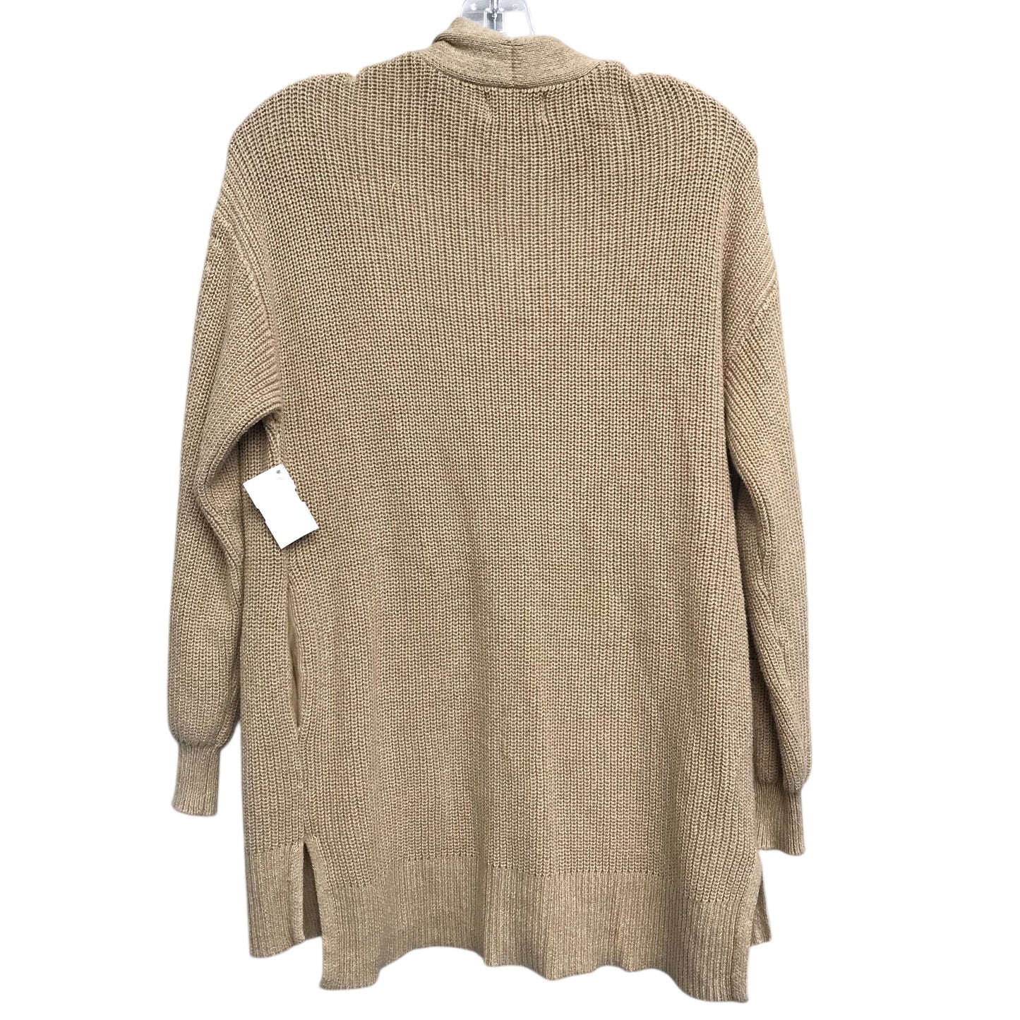 Sweater Cardigan By Universal Thread In Tan, Size:Xs