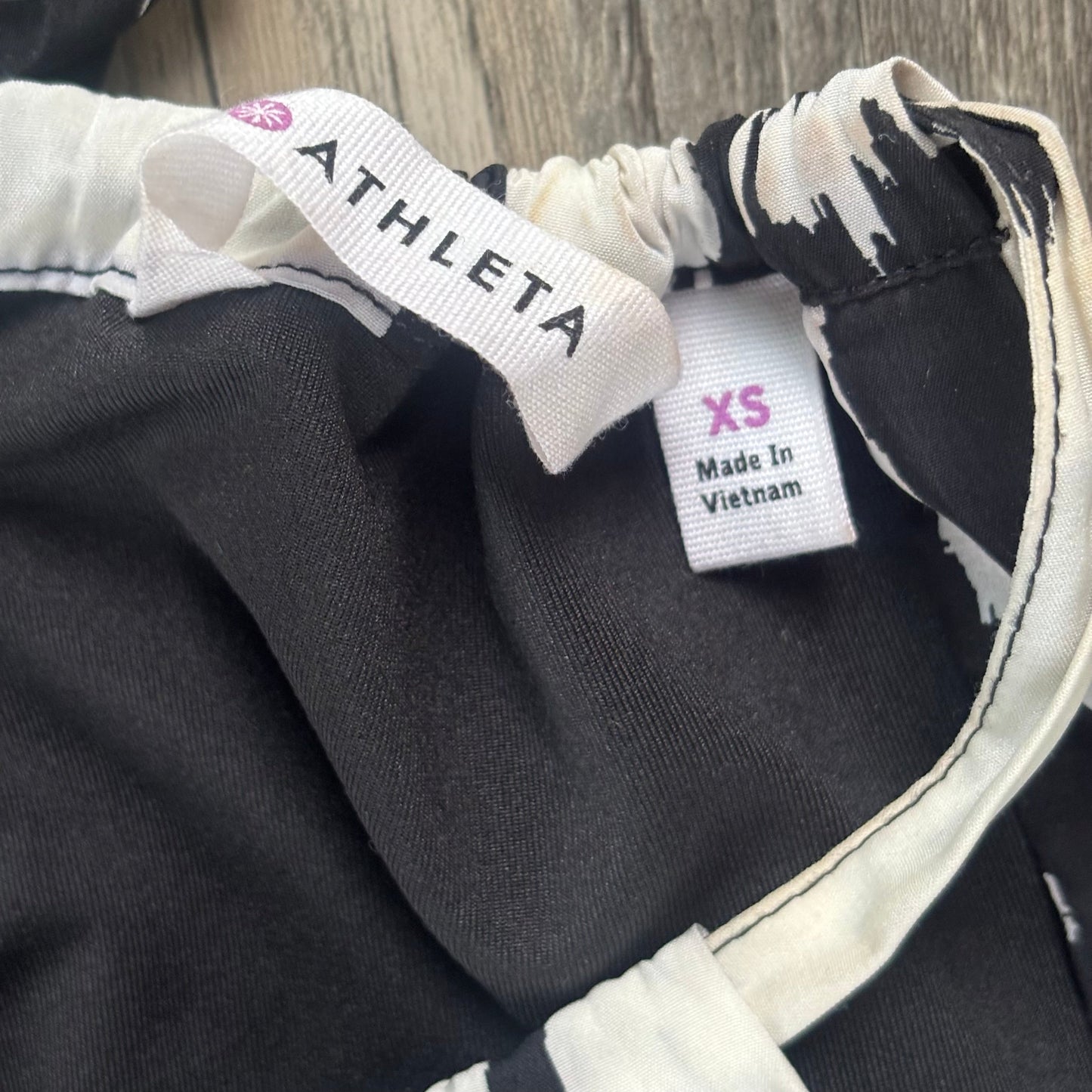 Dress Casual Maxi By Athleta In Black & White, Size: Xs