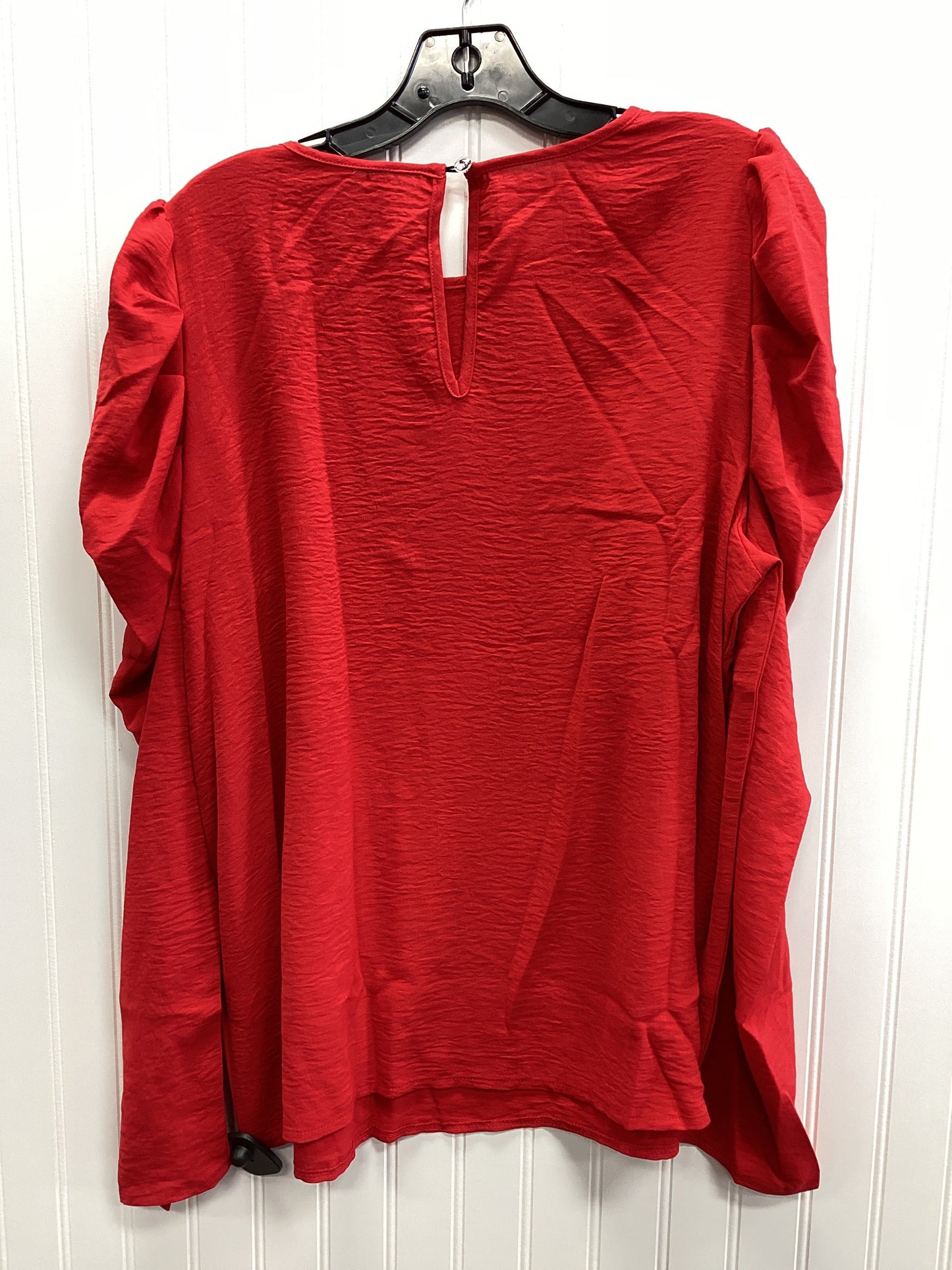 Top Ls By Clothes Mentor In Red, Size:Xl