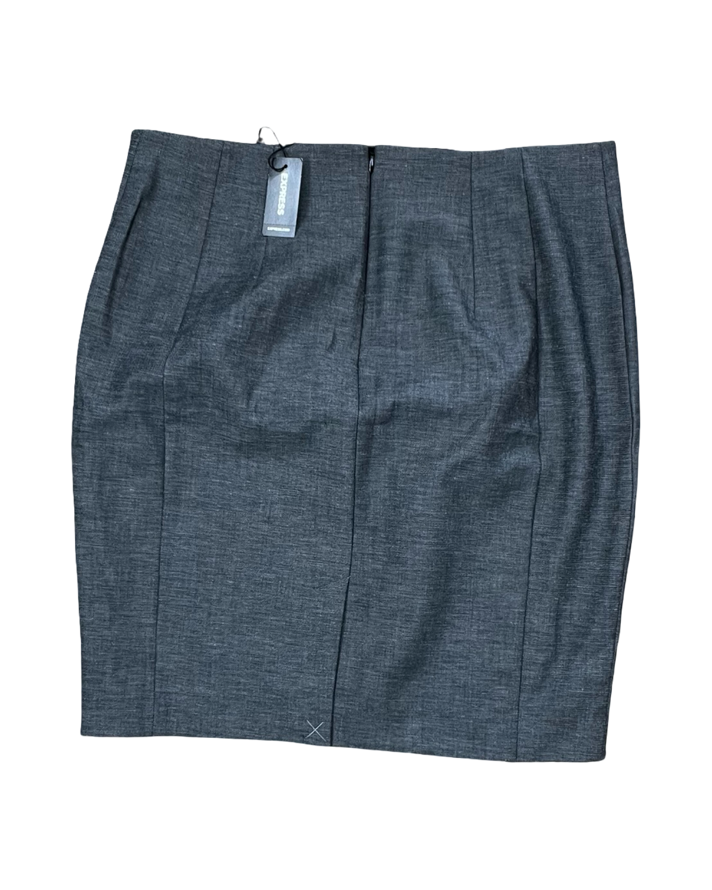 Skirt Midi By Express In Grey, Size:L