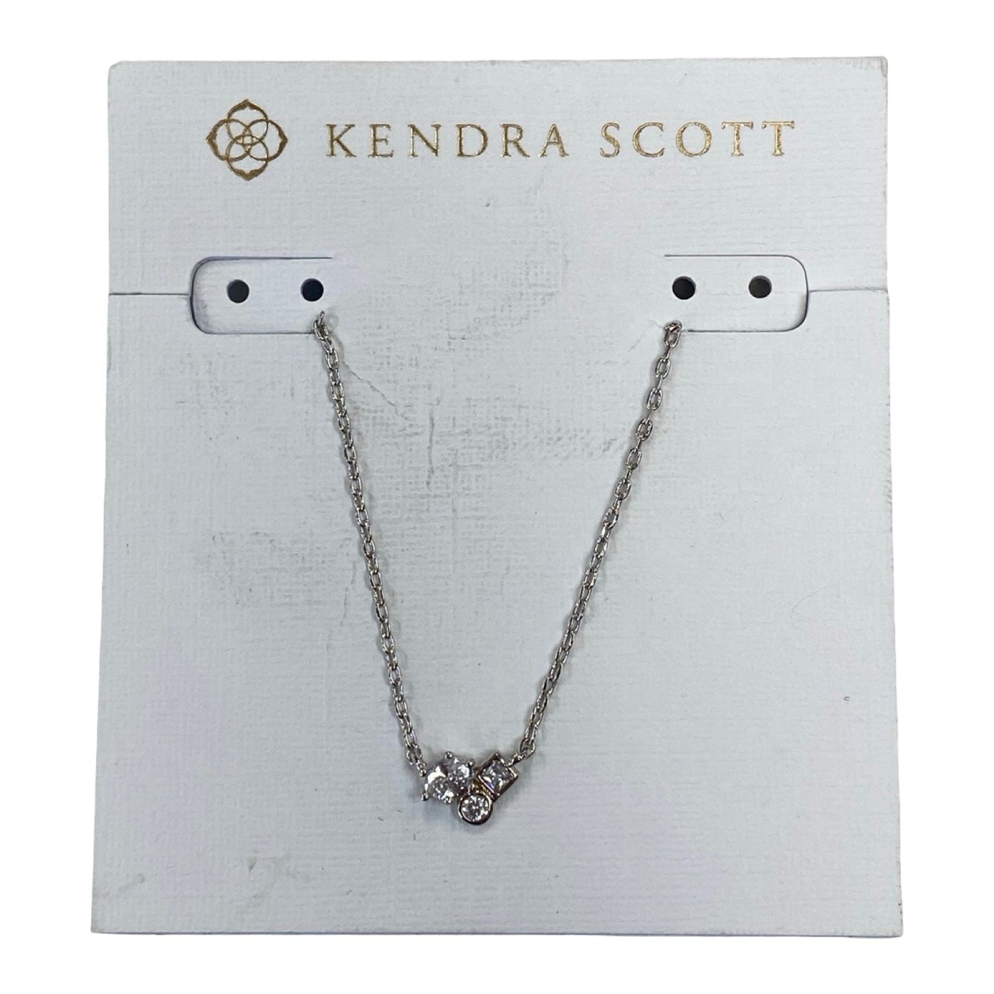 Necklace Designer By Kendra Scott In Silver
