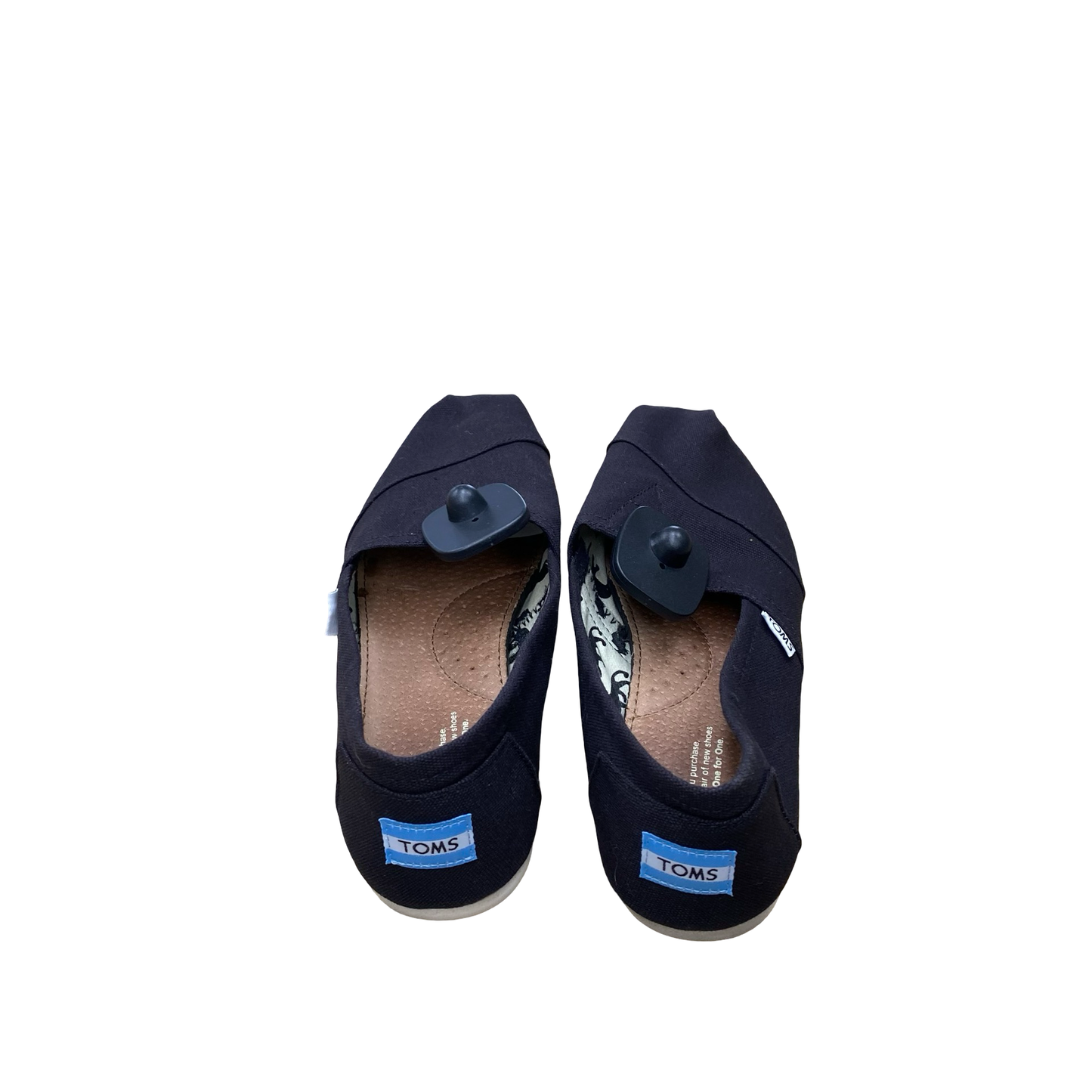 Shoes Flats By Toms In Black, Size:9.5