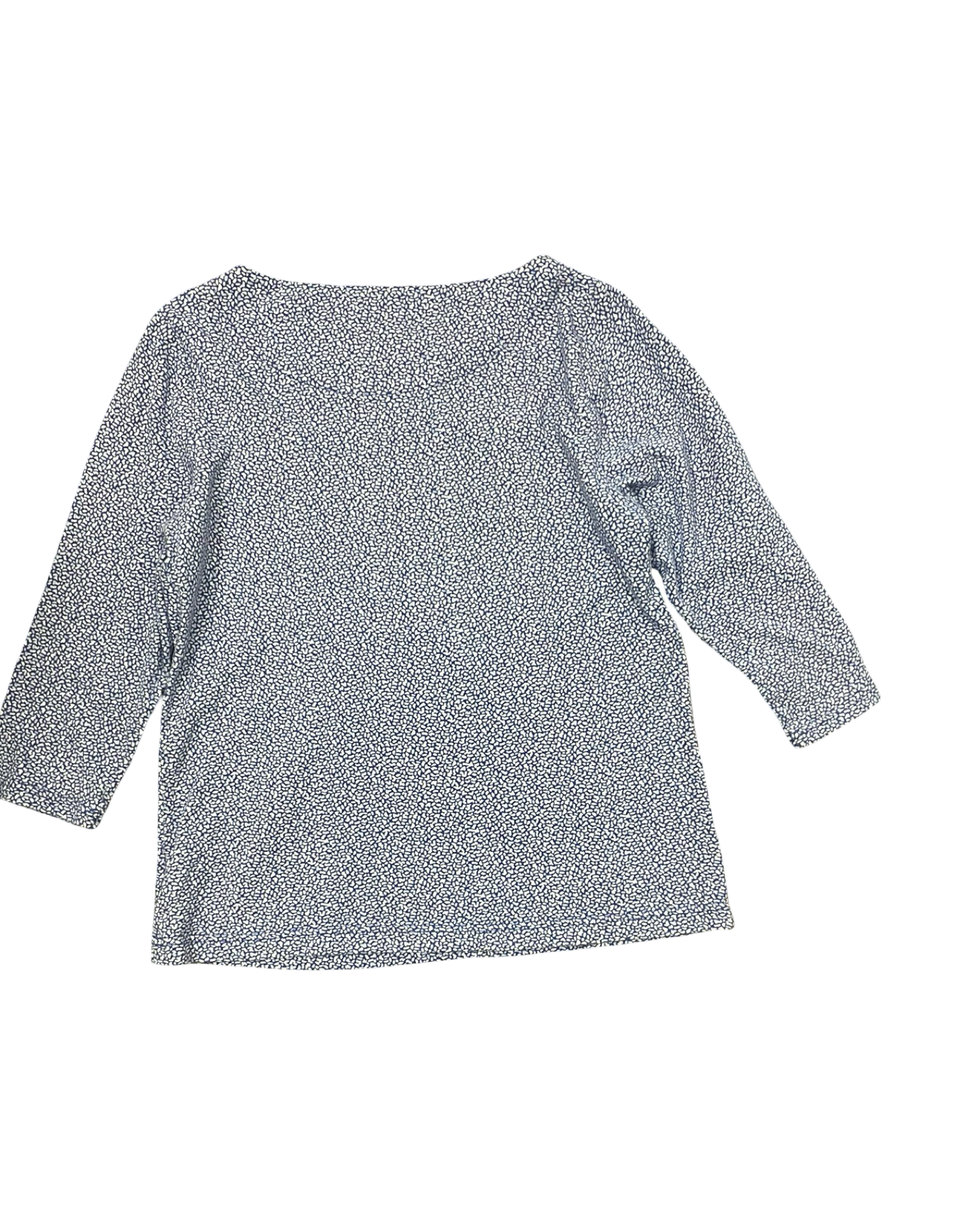 Top 3/4 Sleeve By Croft And Barrow In Blue, Size:S