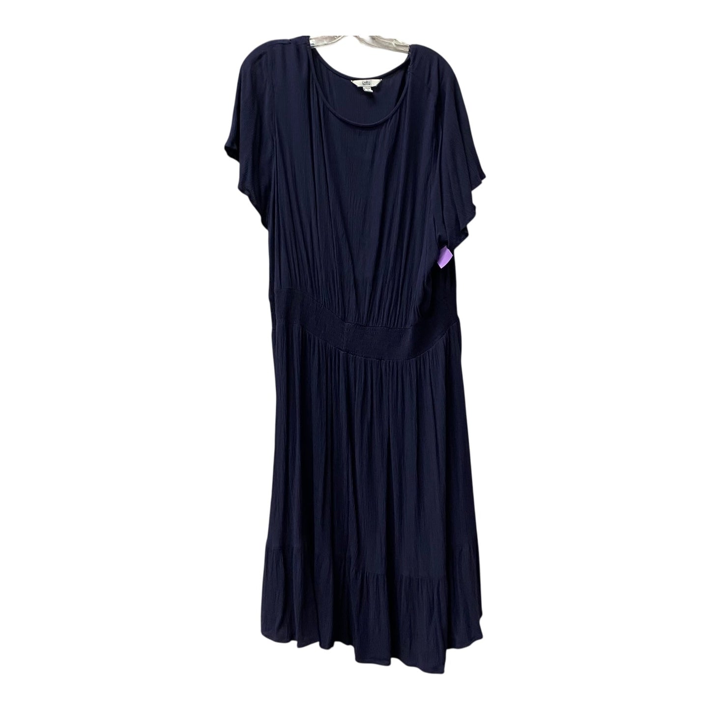 Dress Casual Short By Croft And Barrow In Navy, Size:1X