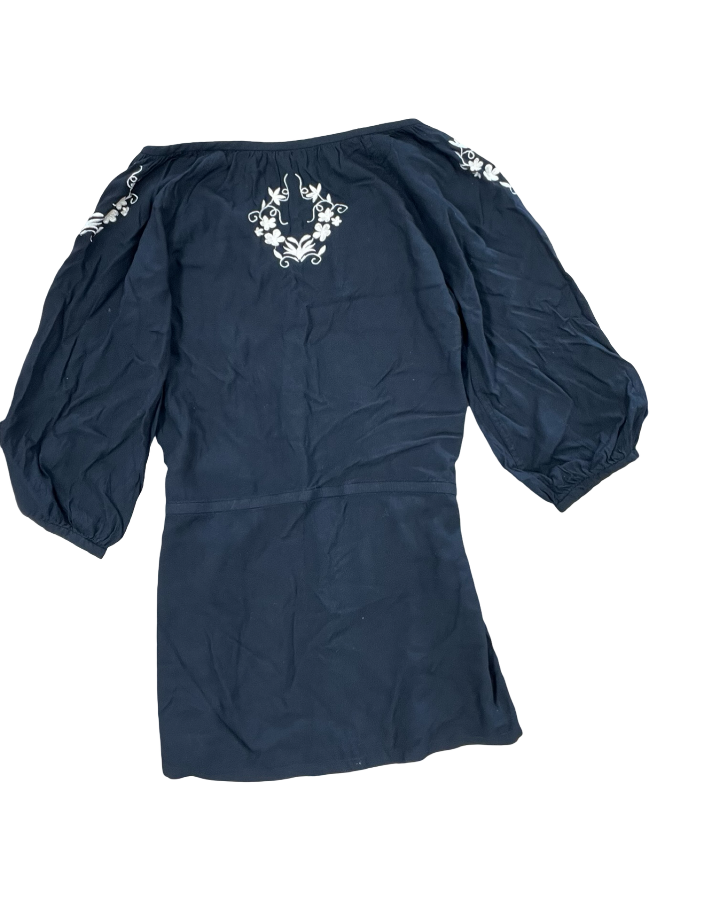 Tunic Ls By Lucky Brand In Black & Cream, Size:Xs