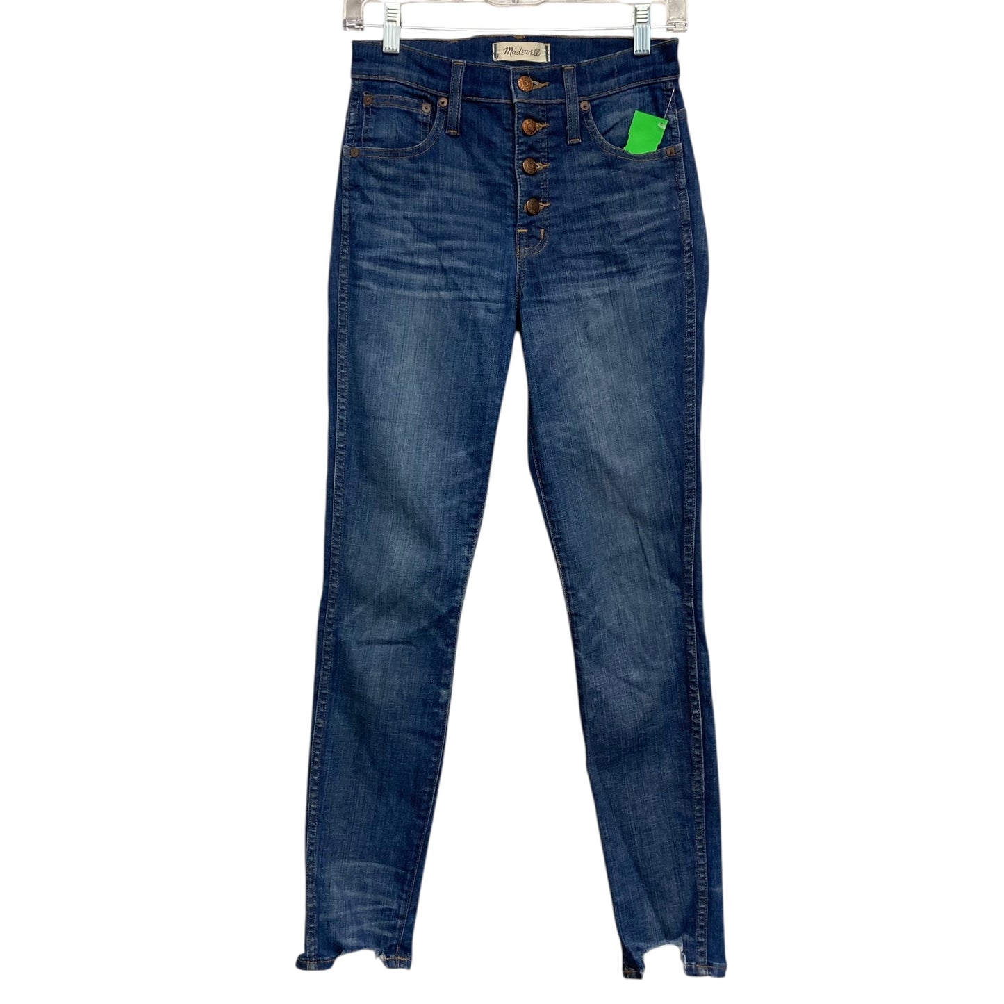 Jeans Skinny By Madewell In Blue Denim, Size:0