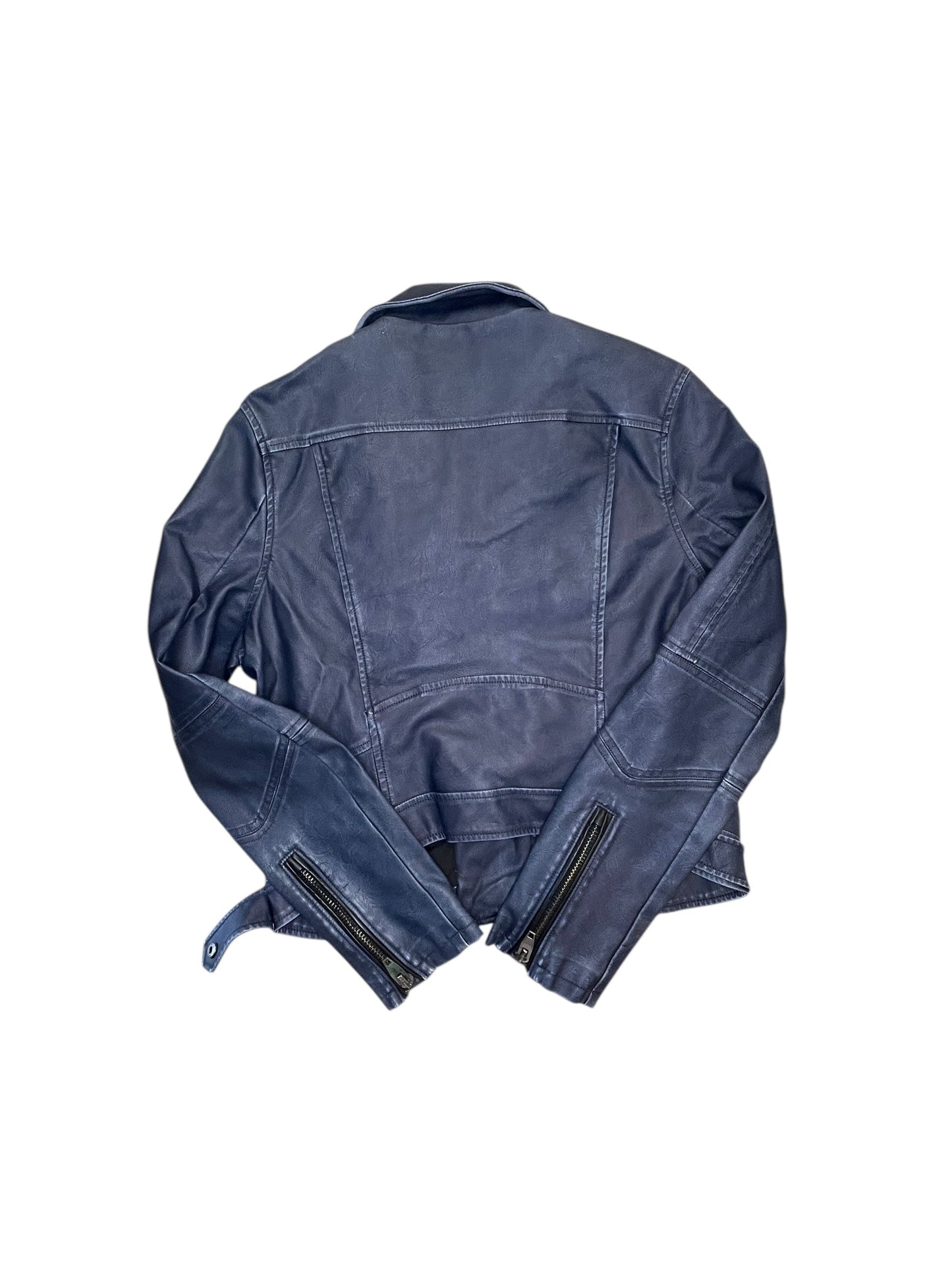 Jacket Moto By Blanknyc In Navy, Size:L