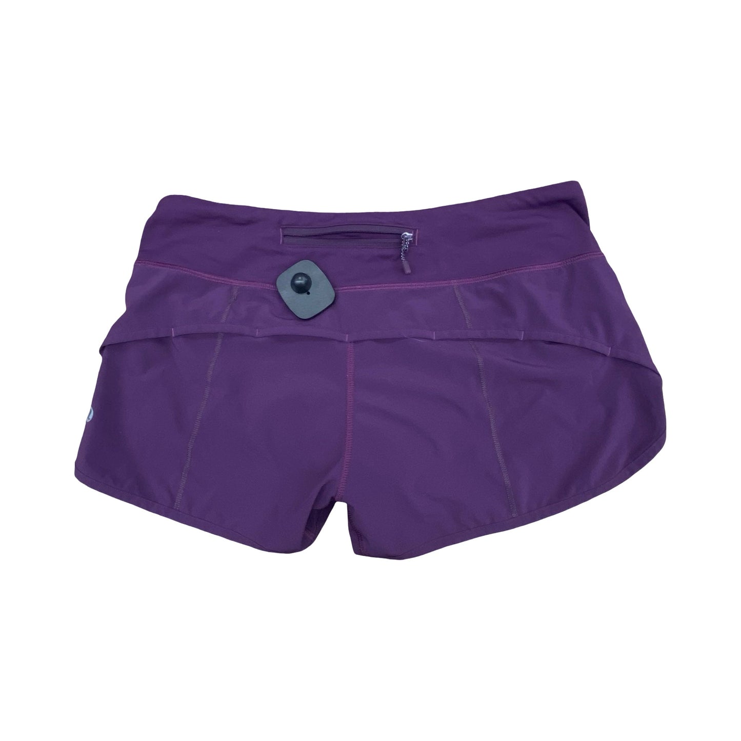 Athletic Shorts By Lululemon In Purple, Size:4