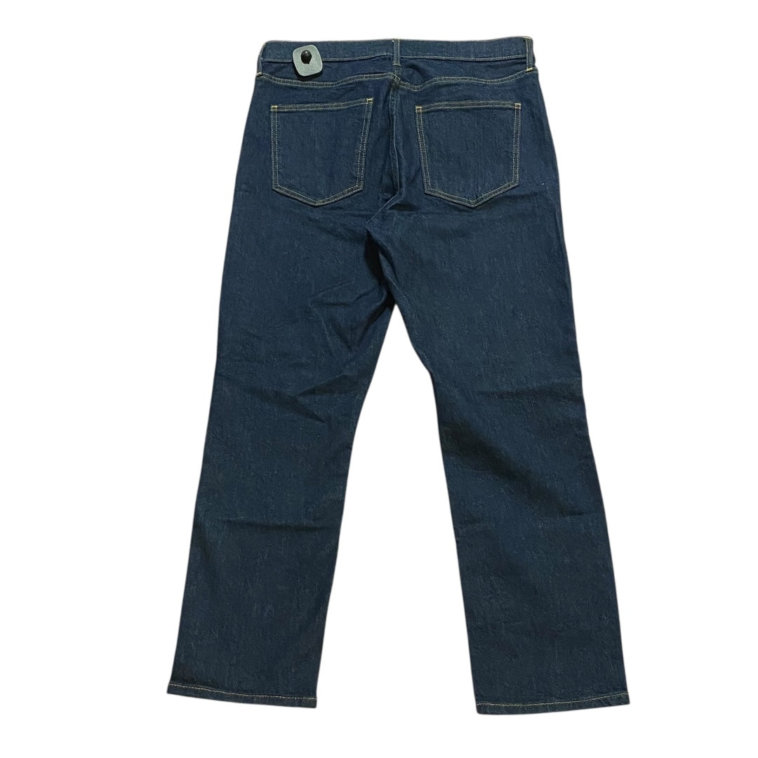 Jeans Straight By Gap In Blue Denim, Size:12