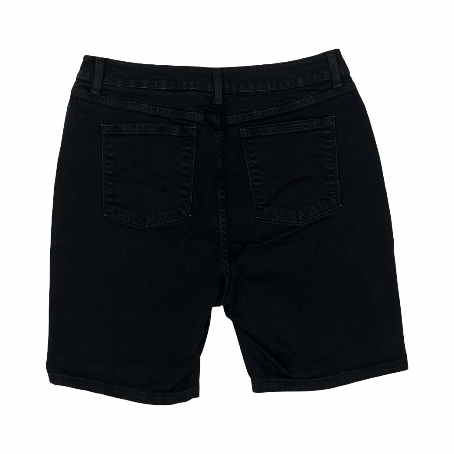 Shorts By Clothes Mentor In Black Denim, Size:16
