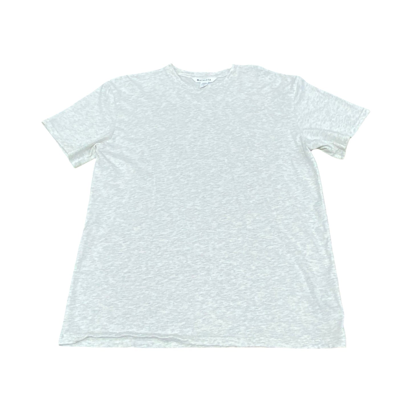 Athletic Top Ss By Athleta In Grey, Size:S