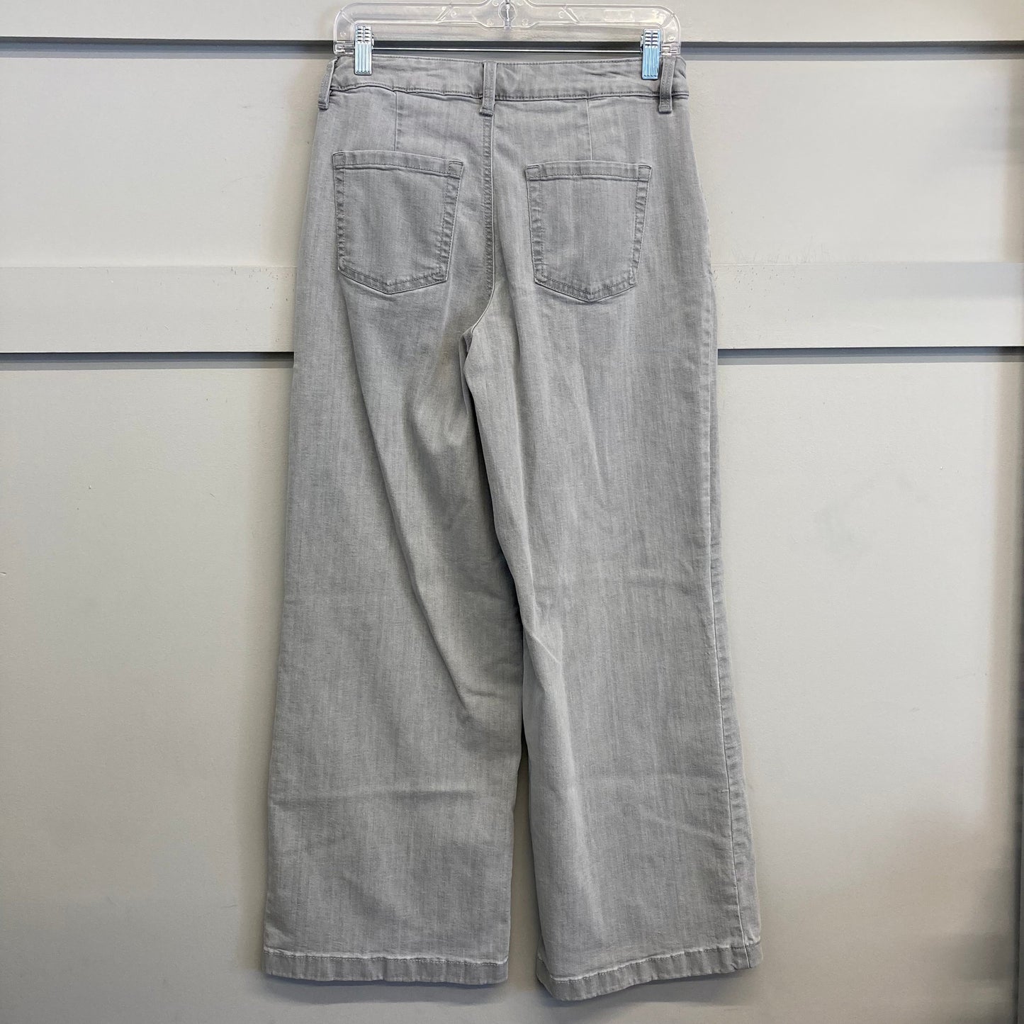 Jeans Wide Leg By Style And Company In Grey, Size:8P