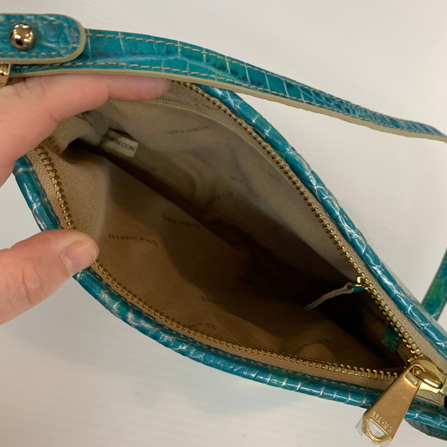 Handbag Designer By Brahmin, Size: Small