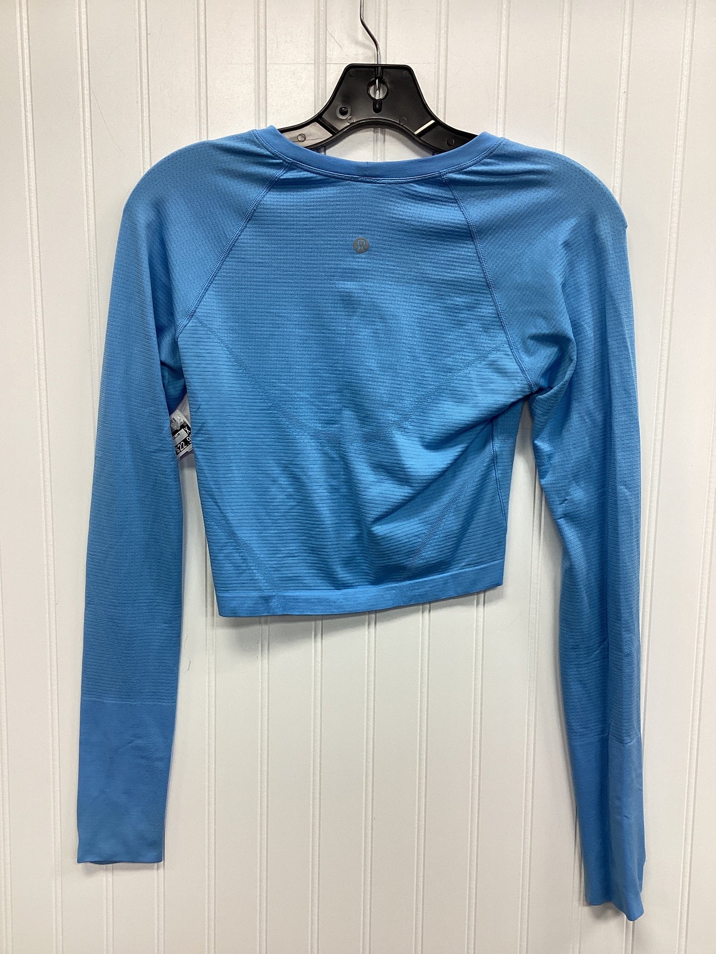 Athletic Top Ls Collar By Lululemon In Blue, Size:6