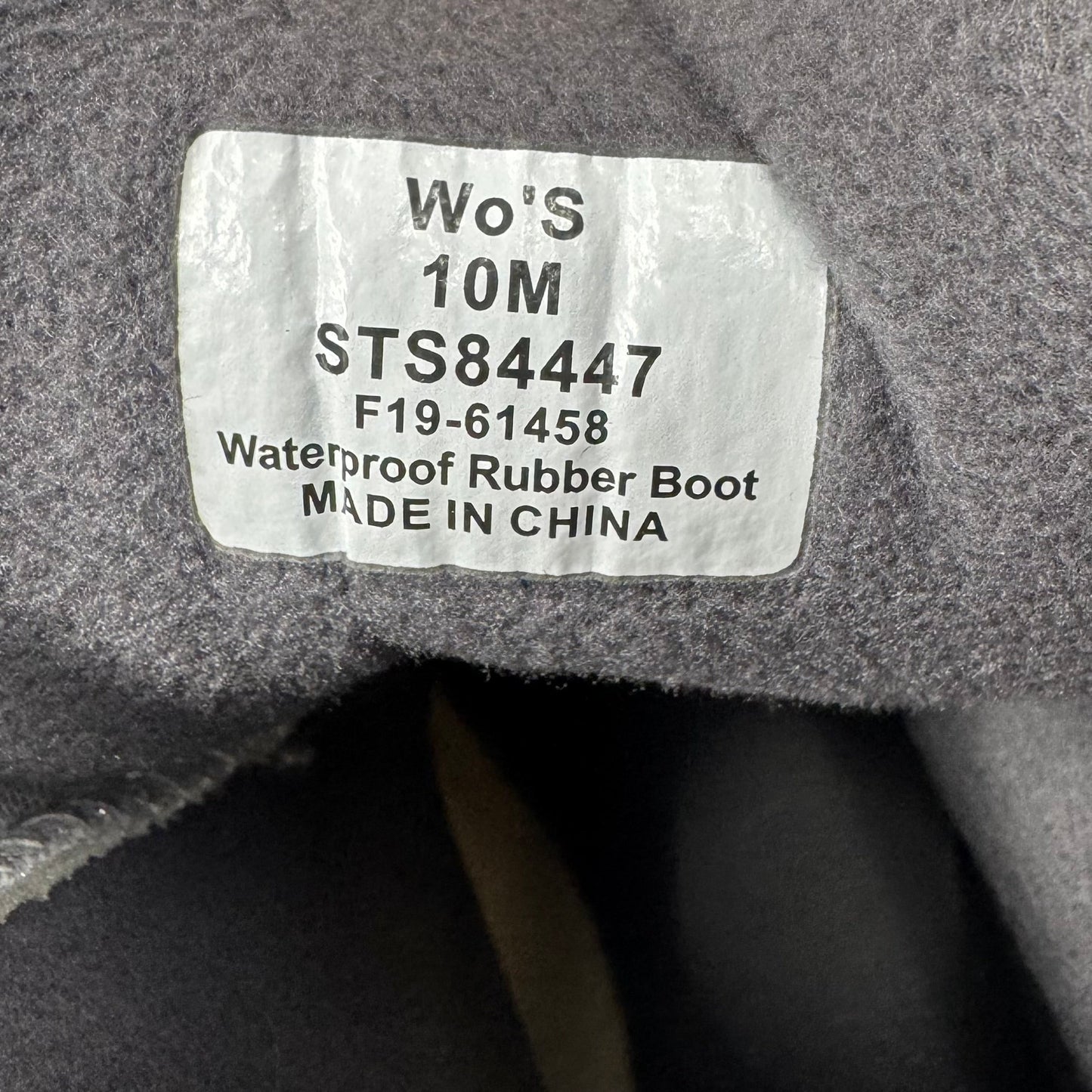 Duck Boots Rain By Sperry In Grey, Size: 10