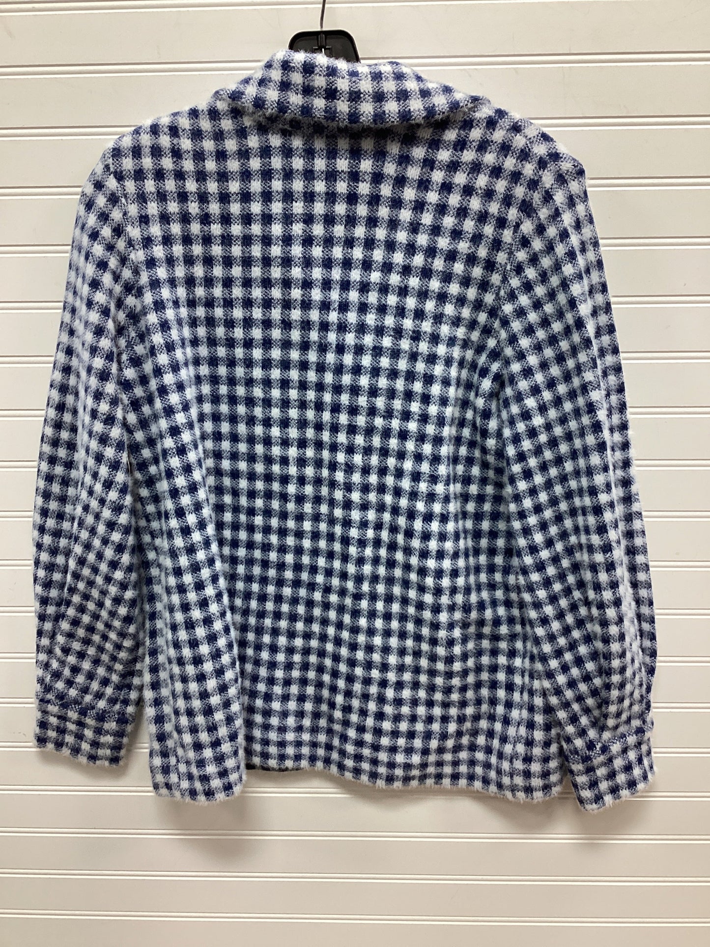 Jacket Fleece By Max Studio In Blue, Size:M
