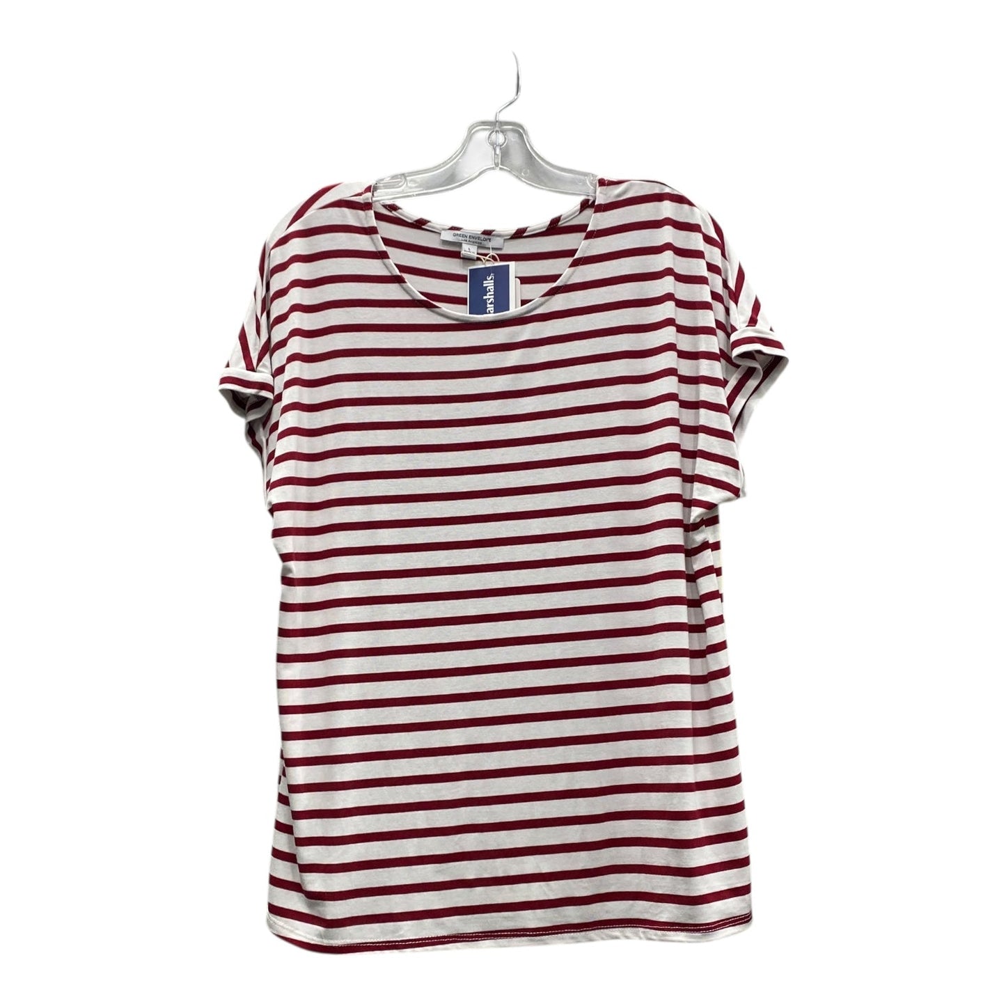 Top Ss By Green Envelope In Red, Size:L