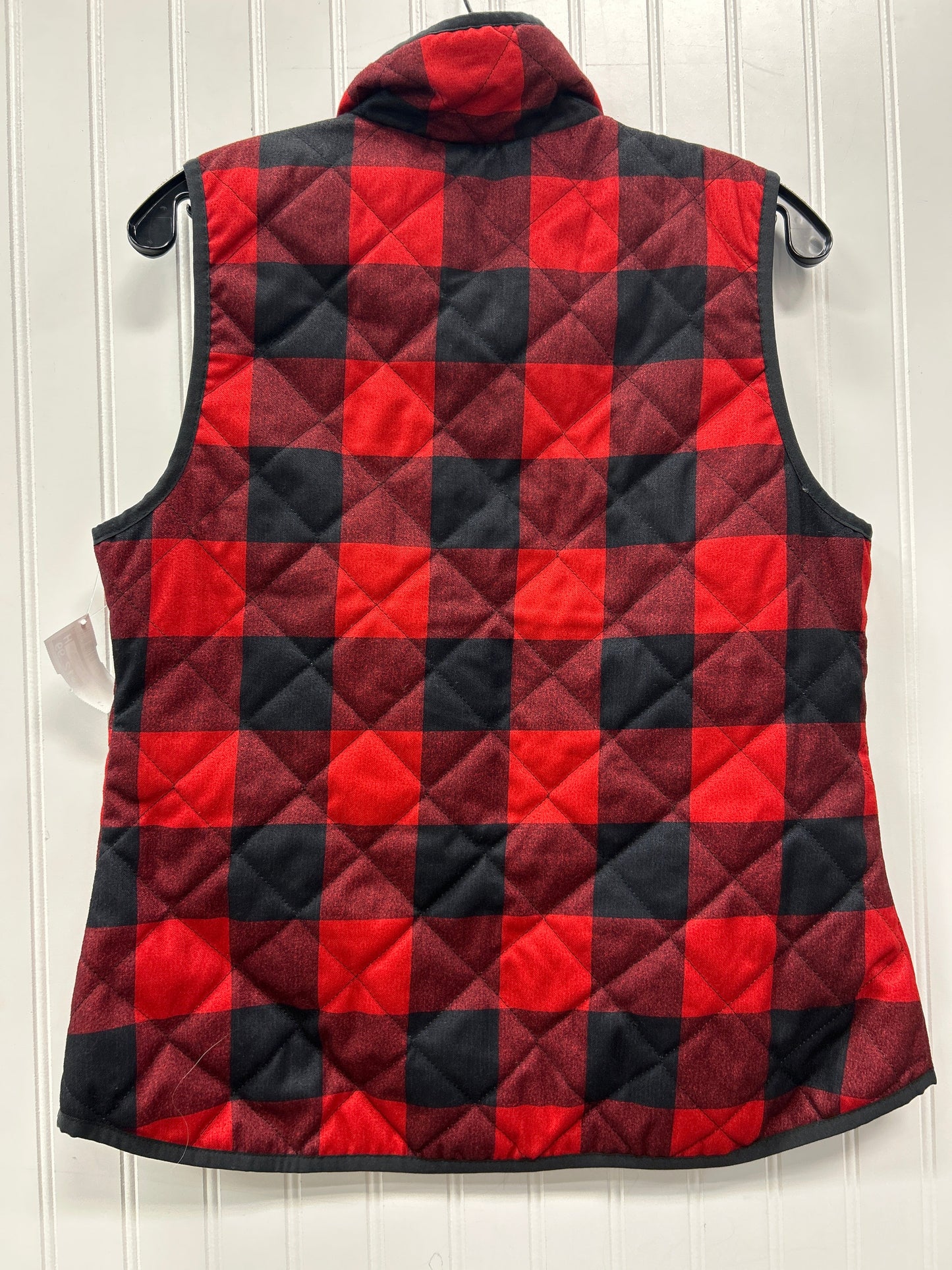 Vest Puffer & Quilted By Old Navy In Plaid Pattern, Size:M