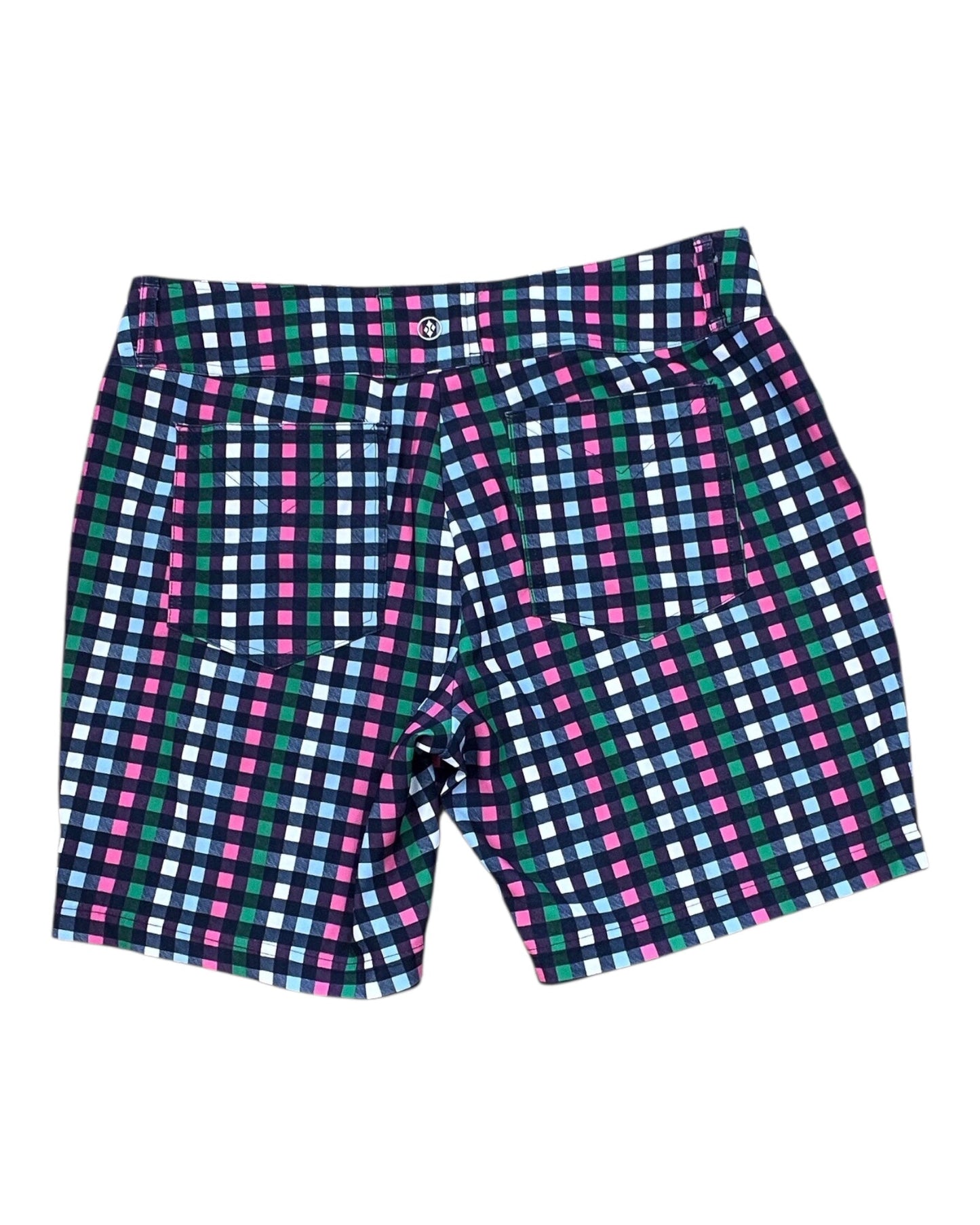 Athletic Shorts By Jofit In Blue & Pink, Size:8