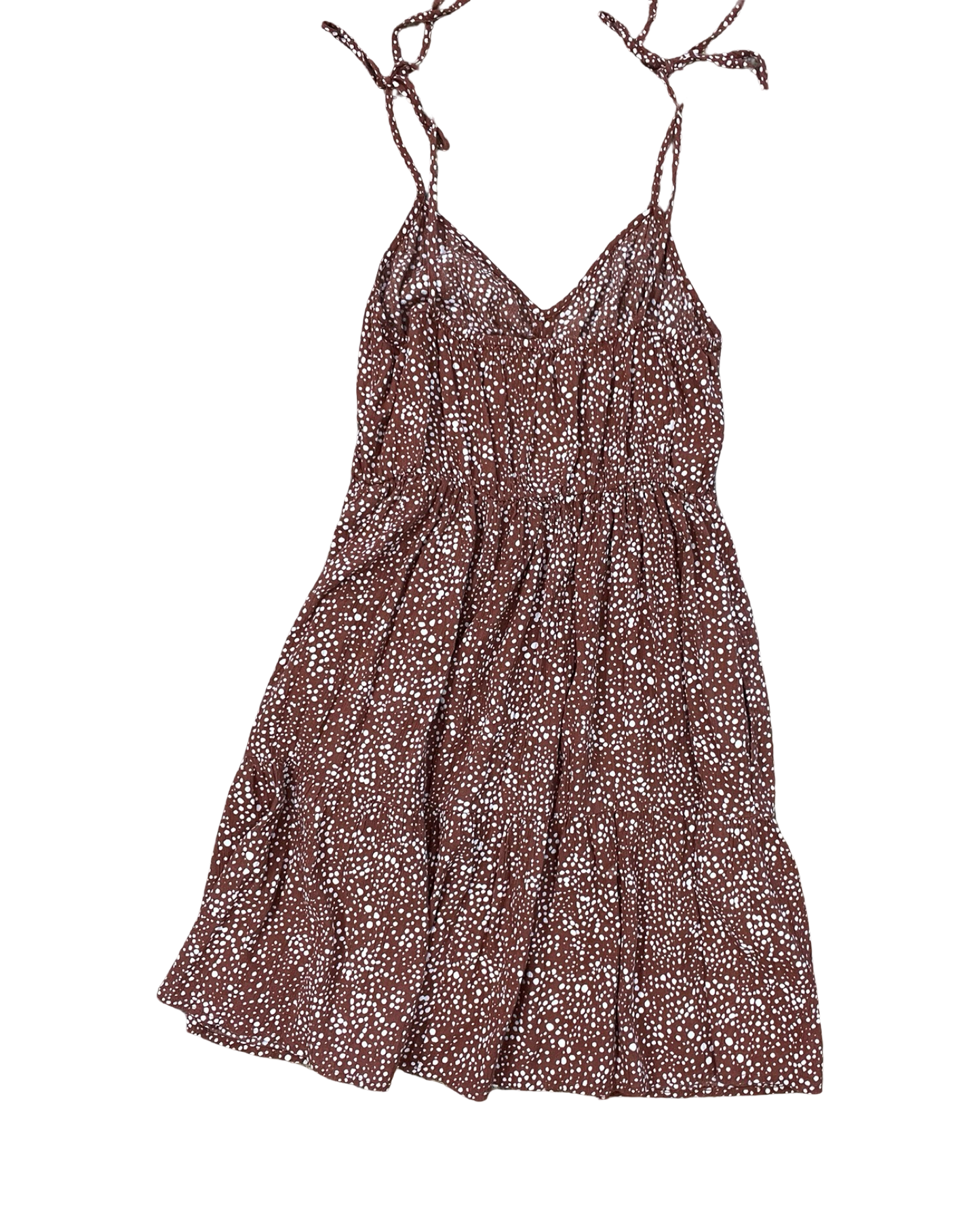 Dress Casual Short By Loft In Brown & White, Size:S