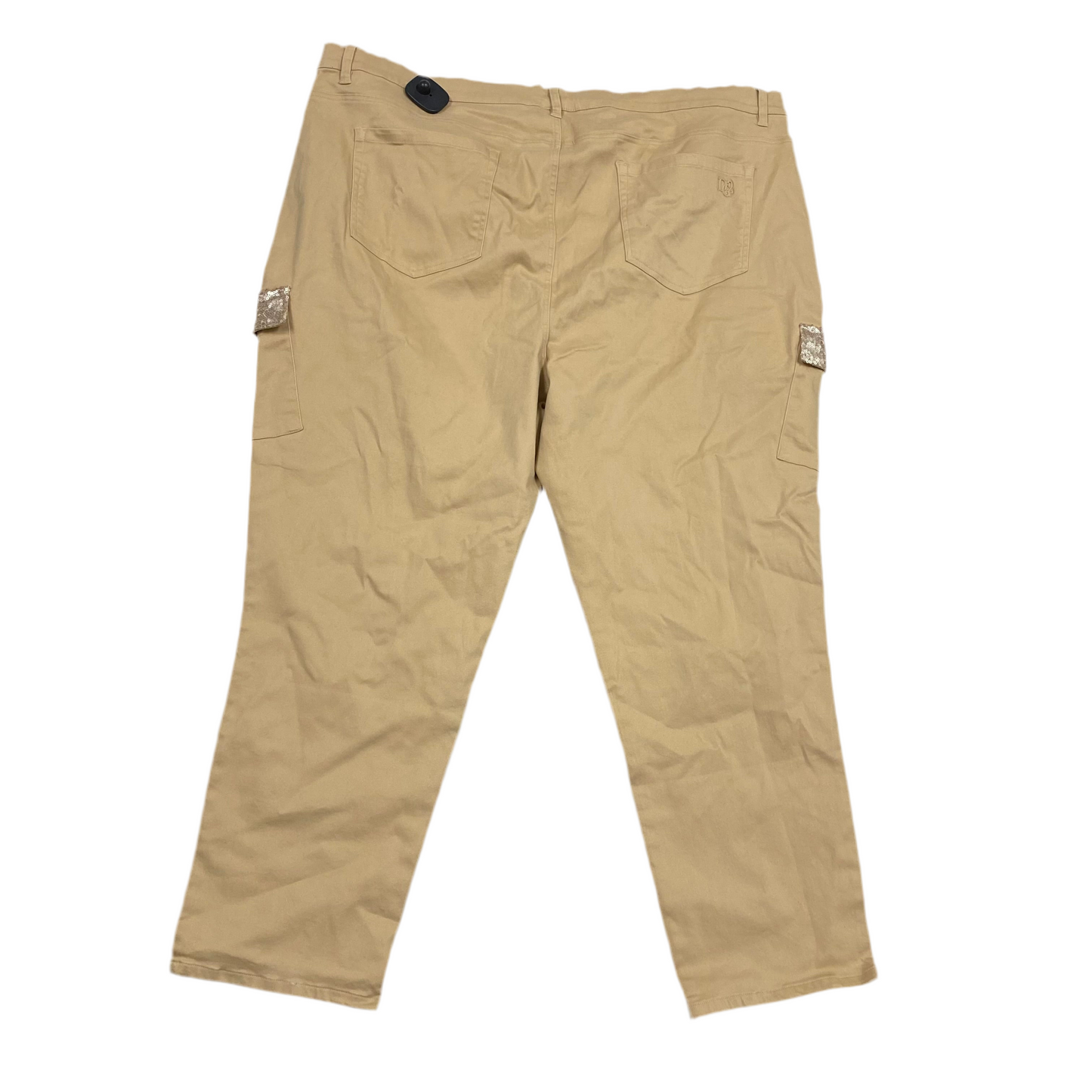 Pants Cargo & Utility By Diane Gilman In Tan, Size:24