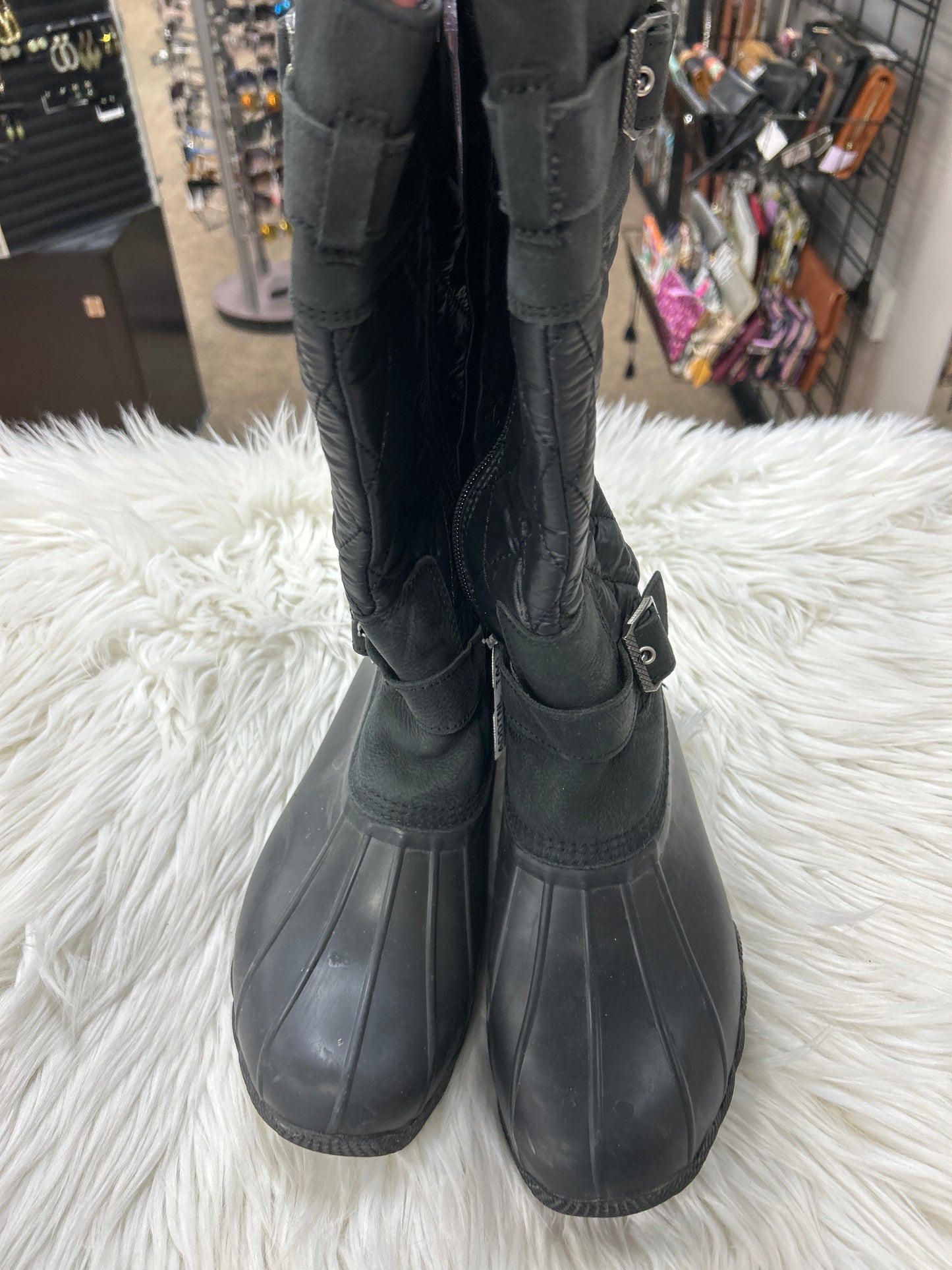 Boots Snow By Sperry In Black, Size:8