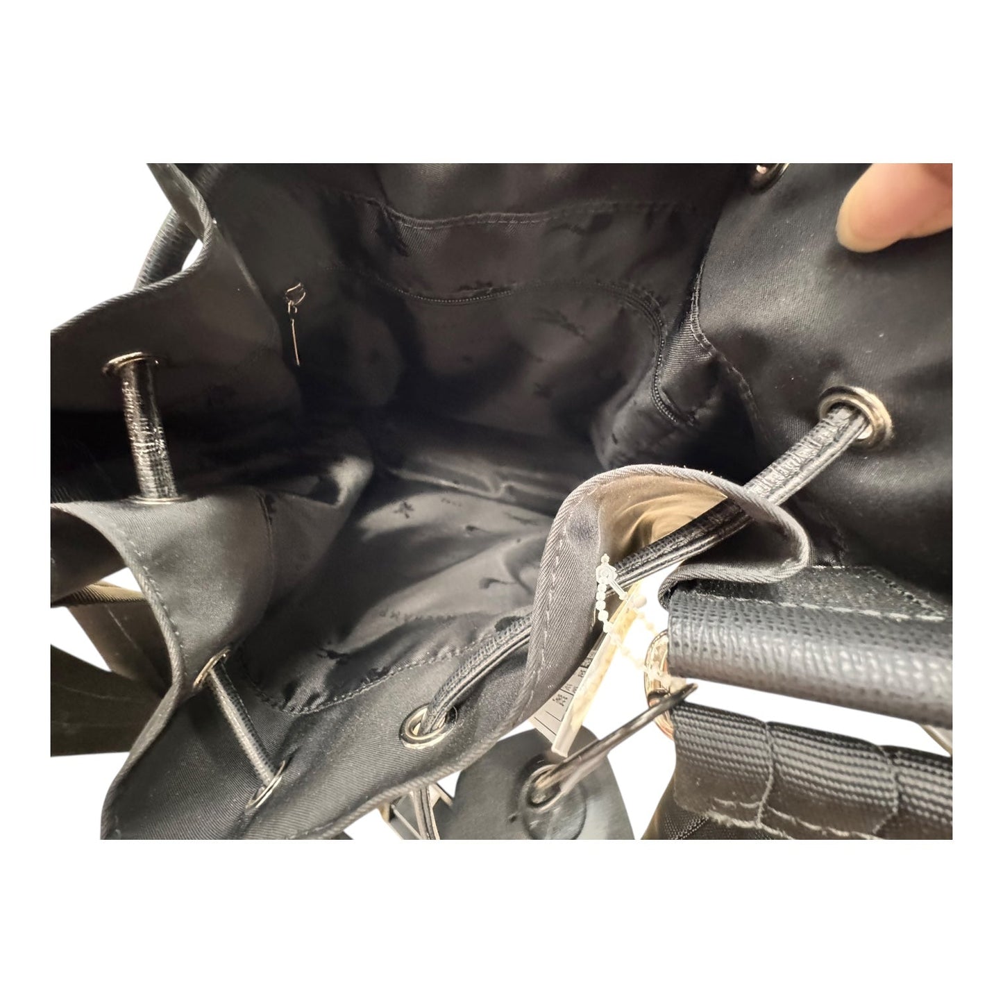 Handbag Designer By Longchamp In Black, Size:Large