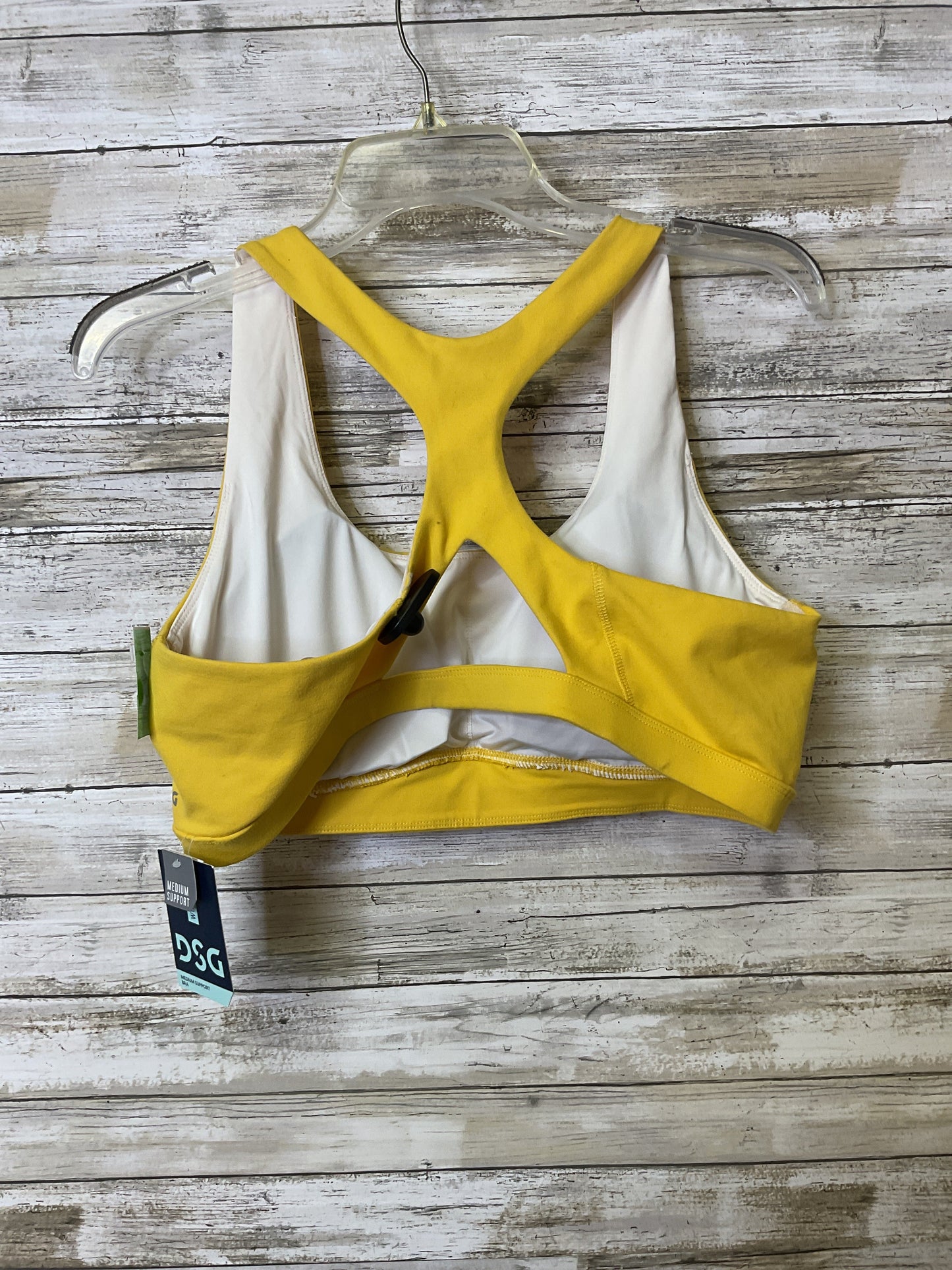 Athletic Bra By Dsg Outerwear In Yellow, Size:M