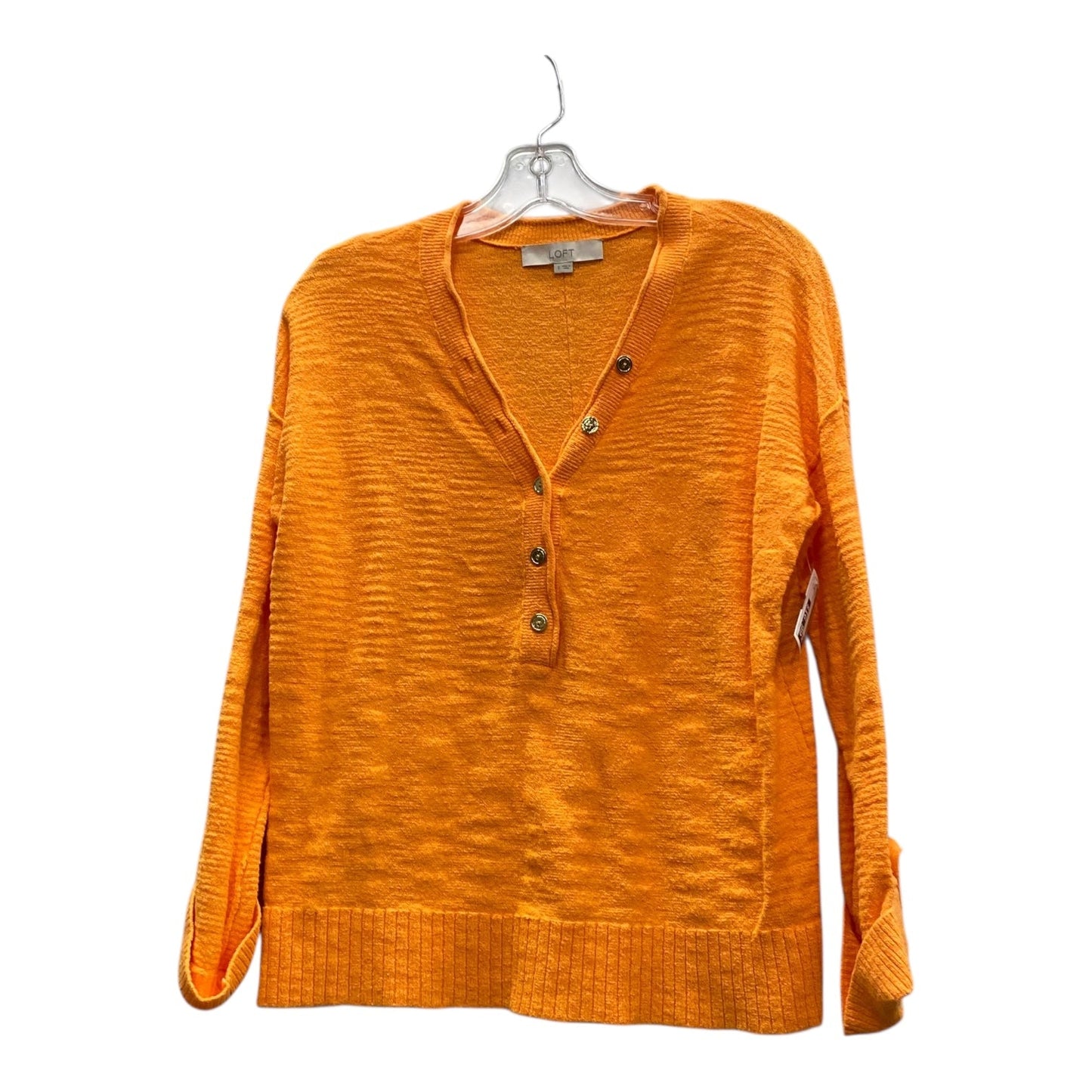 Sweater By Loft In Orange, Size:S